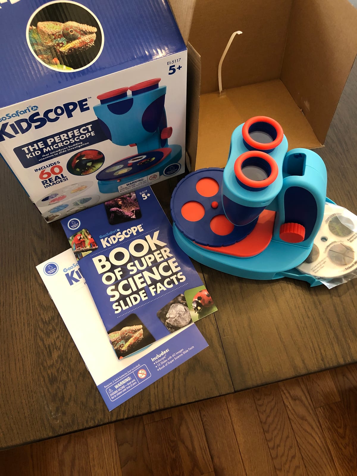 Educational Insights GeoSafari Kidscope - STEM Toys for Kids, Toddler Learning Toys, Kids Microscope with Prepared Slides, Science Set for Boys and Girls Ages 5+ customer photo 1