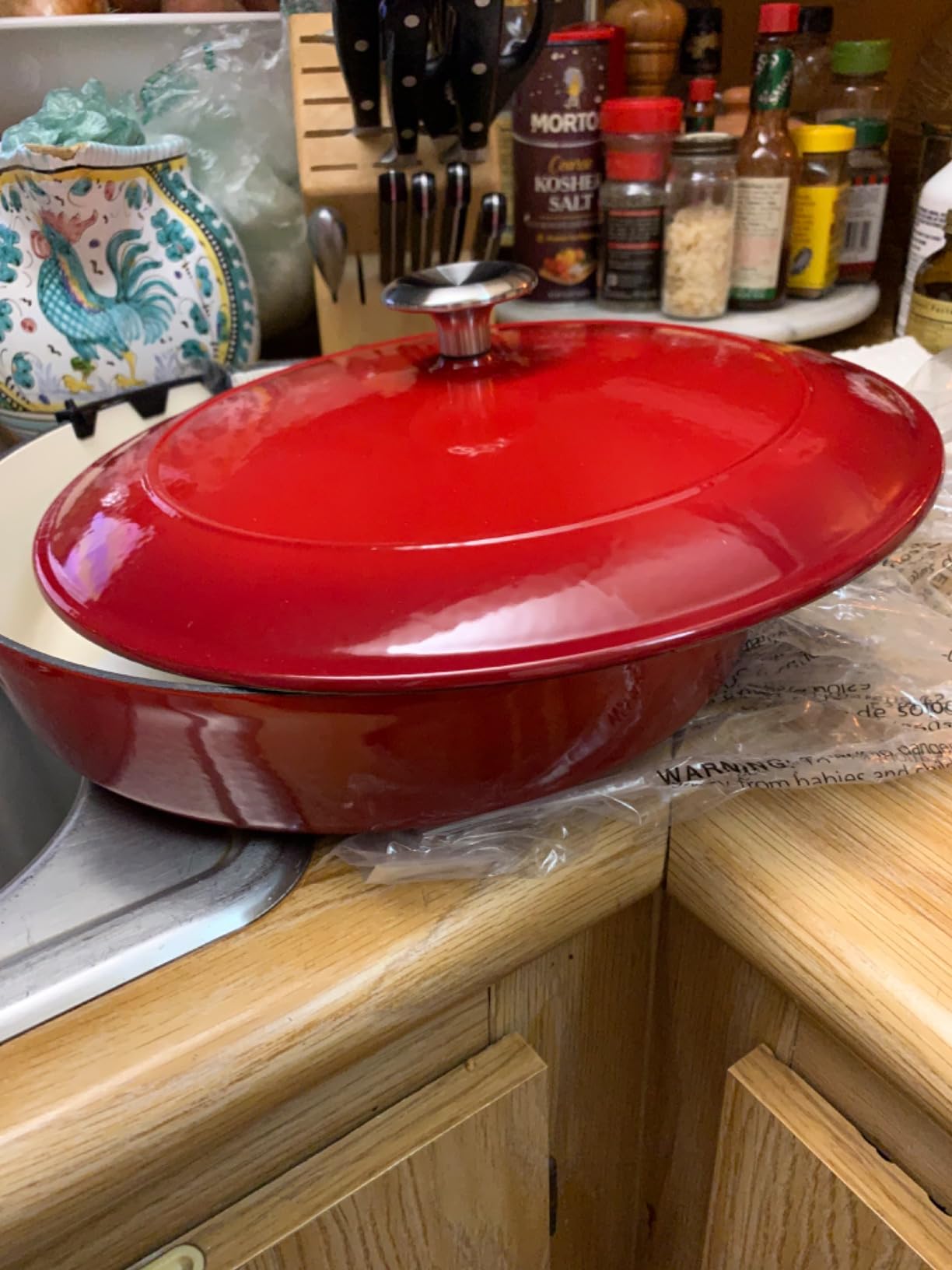 Tramontina Bestow Enameled Cast Iron 4-Qt Braiser Pan with Lid, Blue | Oven-to-Table Casserole Dish, Great for Shallow Braises & Simmers customer photo 1