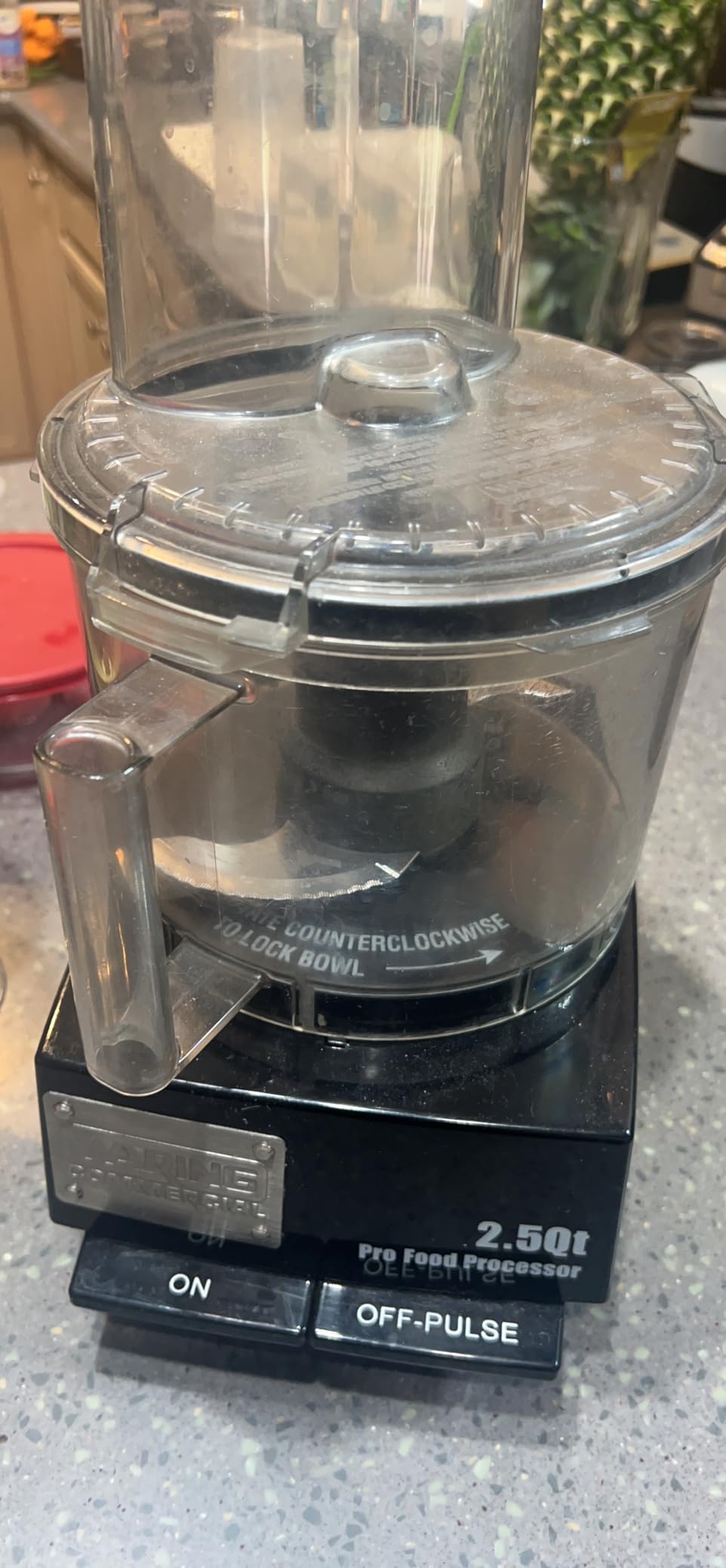 Waring Food Processor with 2.5 Quart Capacity | 2.5 Quart Capacity, 3/4 Horsepower Motor, Vegetable Chopper for Professional Kitchens customer photo 1