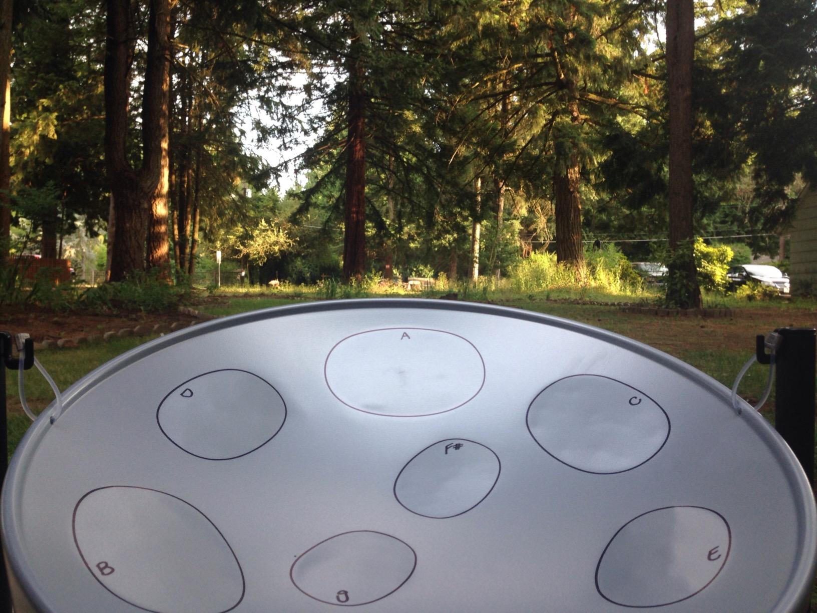 JJ Jumbie Jam Steel Ready to Play Kit-Silver G-Major with Table Top Stand-Made in USA (W1084) customer photo 2