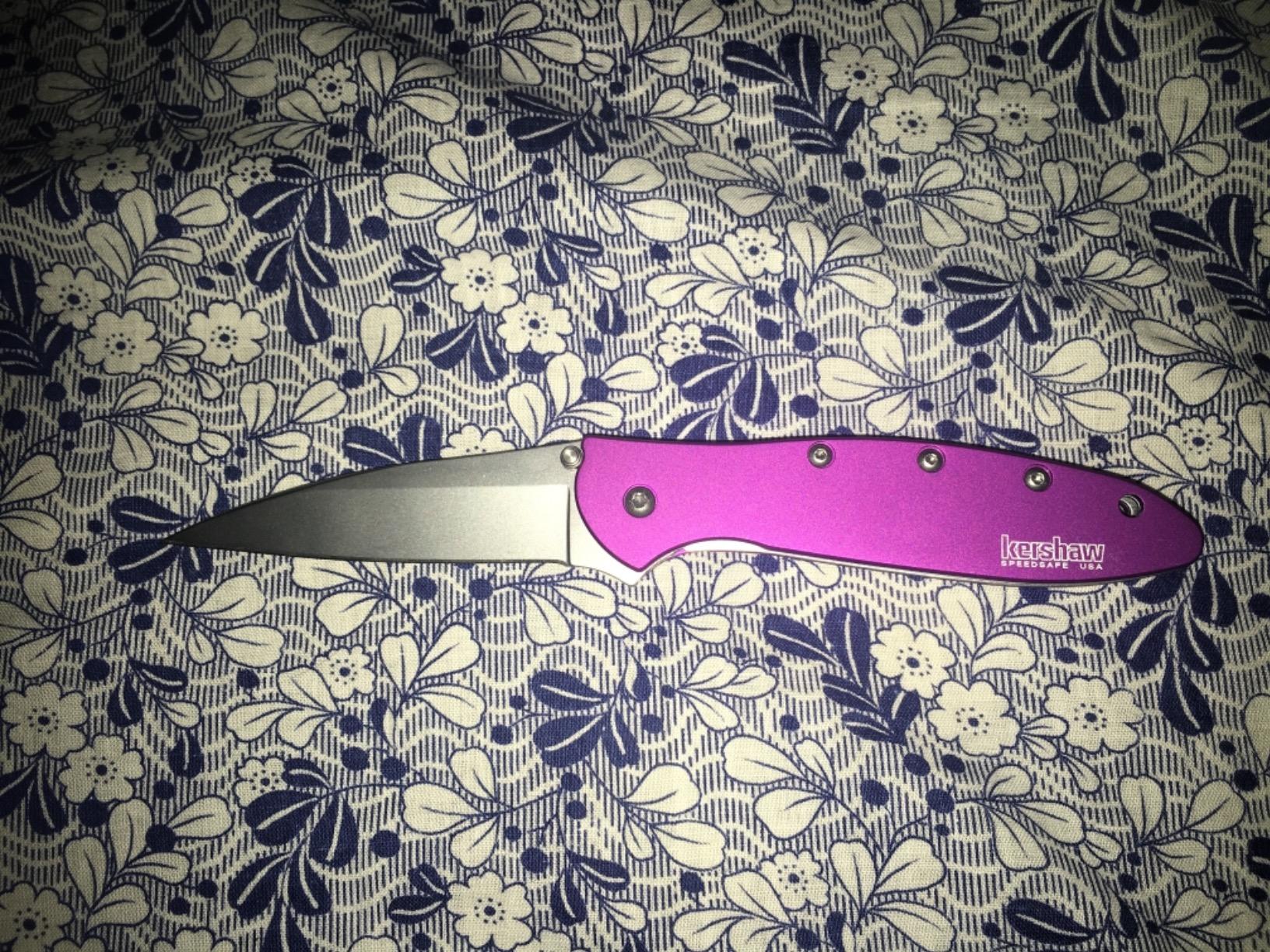 Kershaw Leek, BlackWash Pocket Knife (1660BLKW); 3