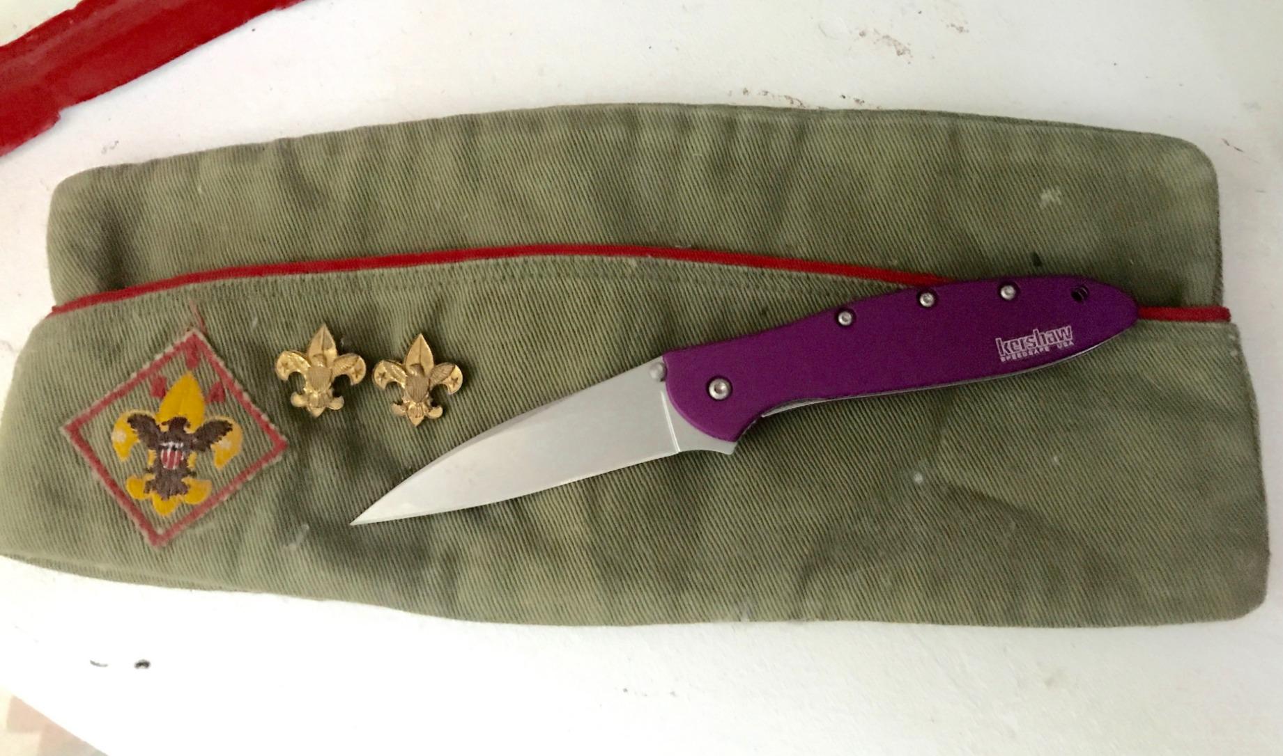 Kershaw Leek, BlackWash Pocket Knife (1660BLKW); 3