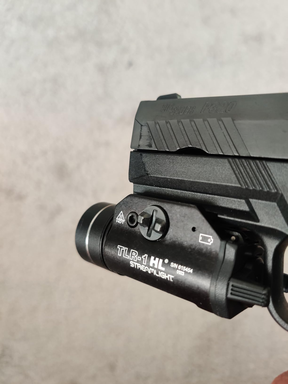 Streamlight 69260 TLR-1 HL Tactical Gun Light, Black | 1,000 lumens; 20,000 candela; wide beam; rail key kit included; IPX7 waterproof customer photo 2