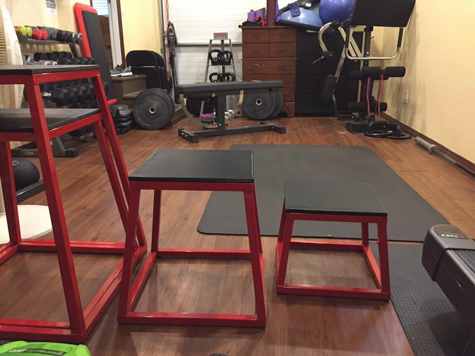 JFIT Plyometric Boxes - Made in Taiwan NO Assembly Required Single - Height Box Set and Adjustable Box Options Plyometric Platform and Jumping Agility Box for Training Conditioning Strength Training customer photo 2