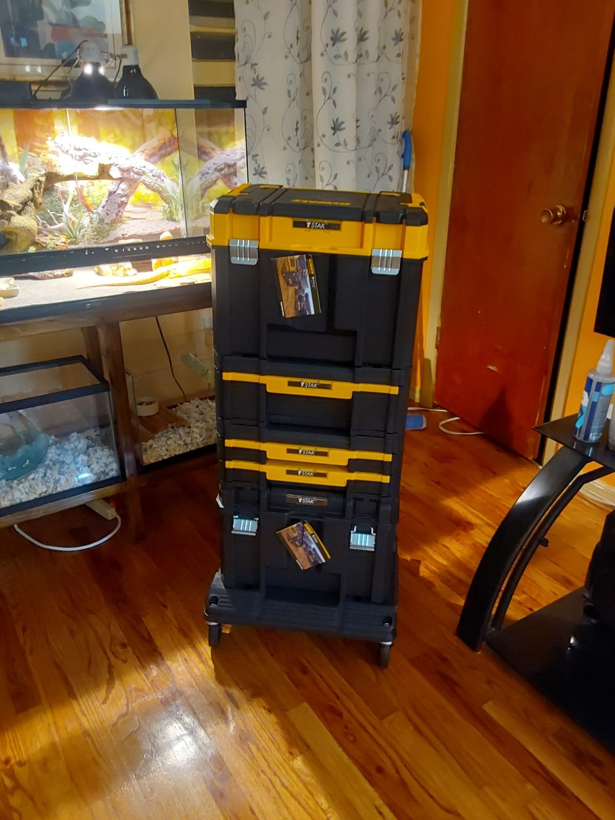 DEWALT Tool Storage Organizer Cart, Use With TSTAK System, Heavy Duty Wheels for Rolling, Organizer for Jobsites (DWST17889) customer photo 1