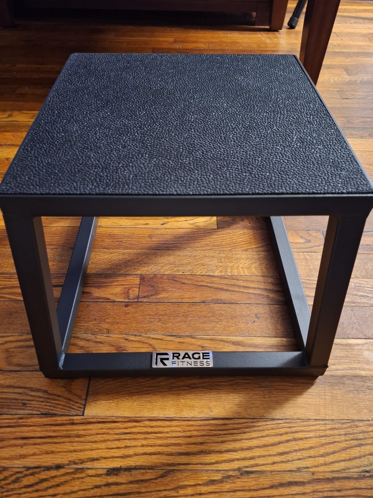 Rage Fitness Steel Plyo Box 12-18-24 Inch High Anti-Slip Pre-Assembled Plyometric Jump Box for Home Gym Conditioning and Strength Training (Sold Individually) Plyometric Platform Step customer photo 1