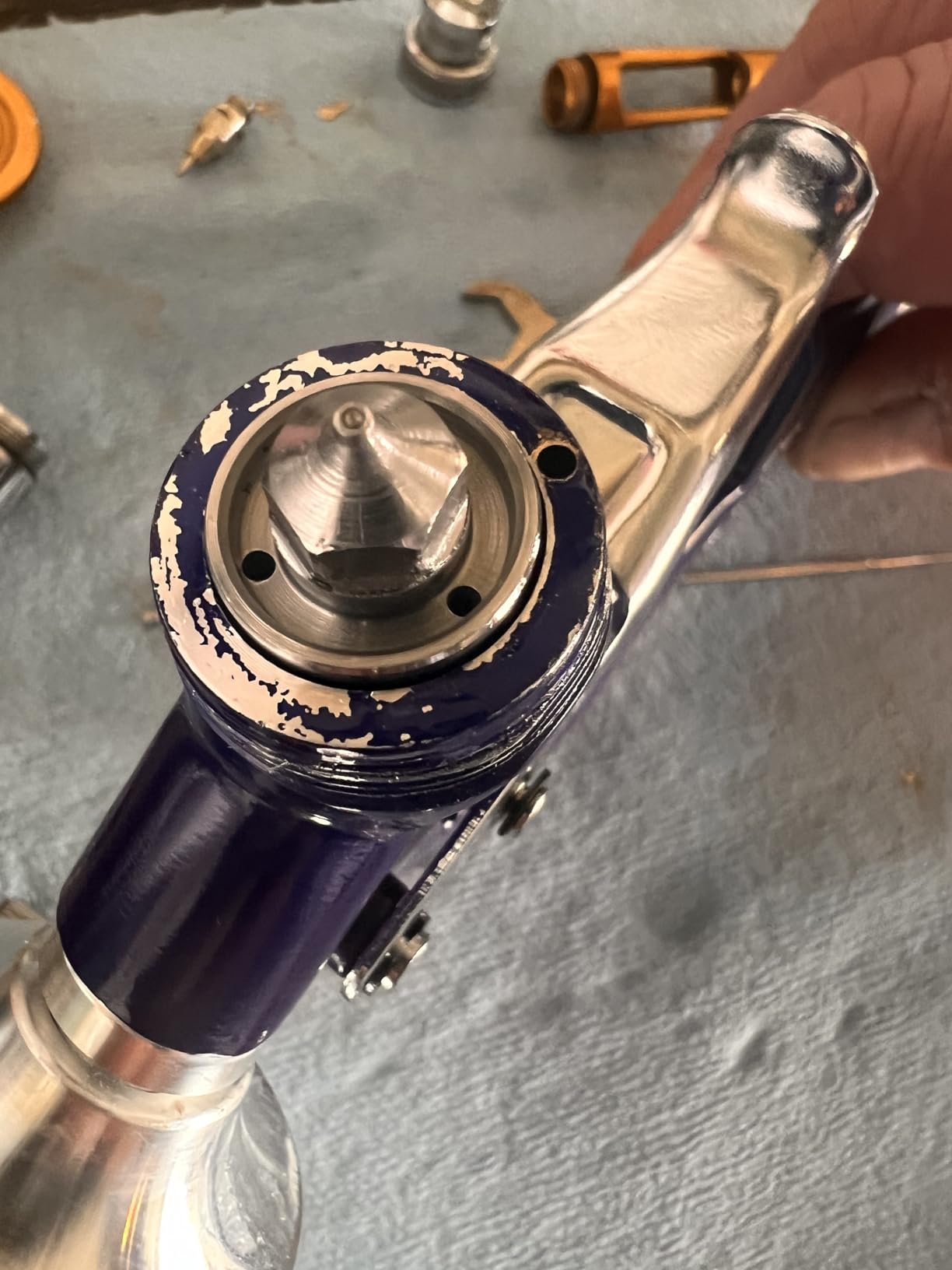 Paasche Airbrush HG-08 Airbrush HVLP Gravity Feed Touch-Up Spray Gun .8mm customer photo 1