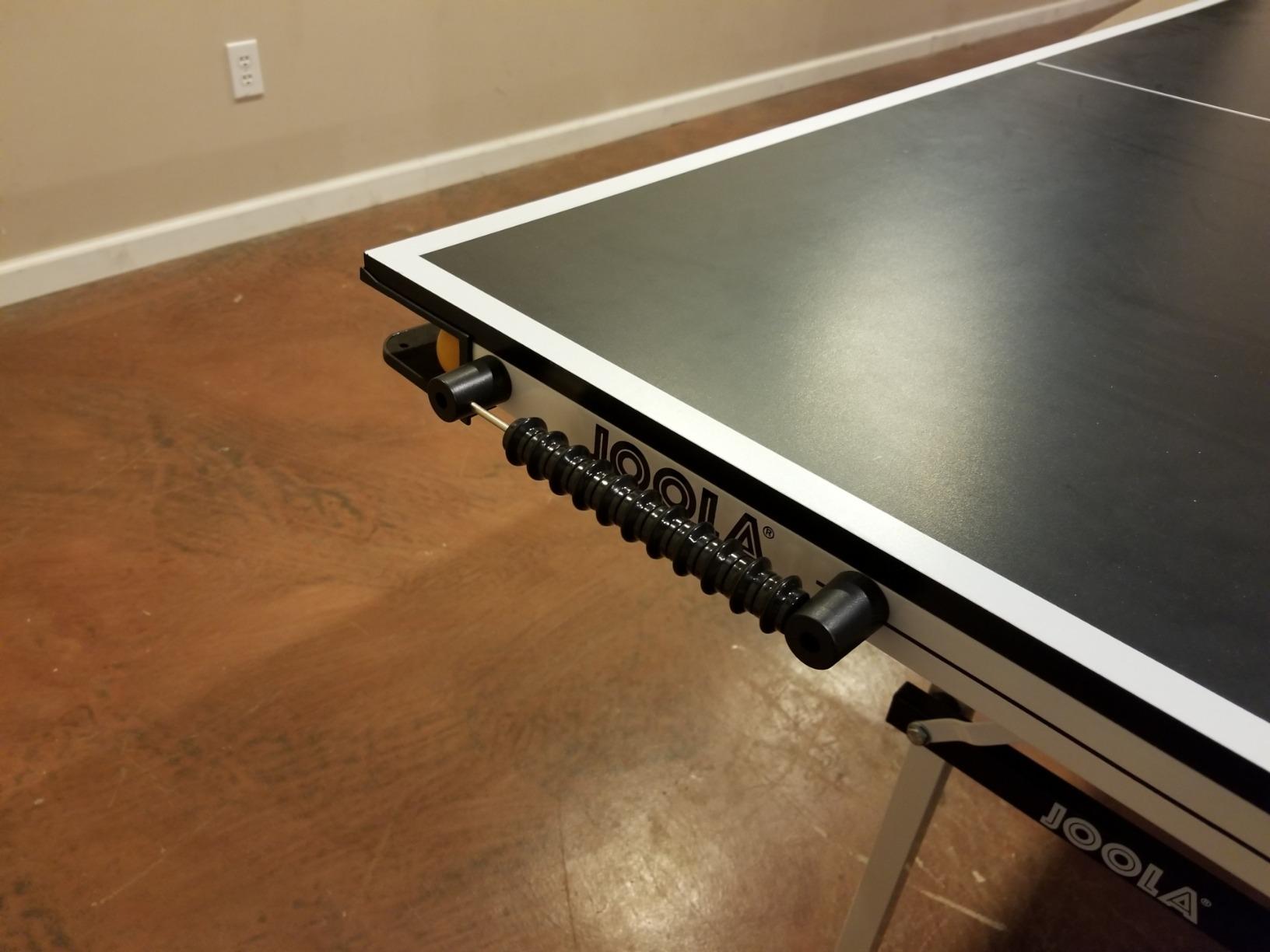 JOOLA Rally TL Professional MDF Indoor Ping Pong Table w/Quick Clamp Table Tennis Net & Post Set - 10 Minute Easy Assembly - Corner Ball Holders - Tournament Quality - Includes Playback Mode customer photo 2