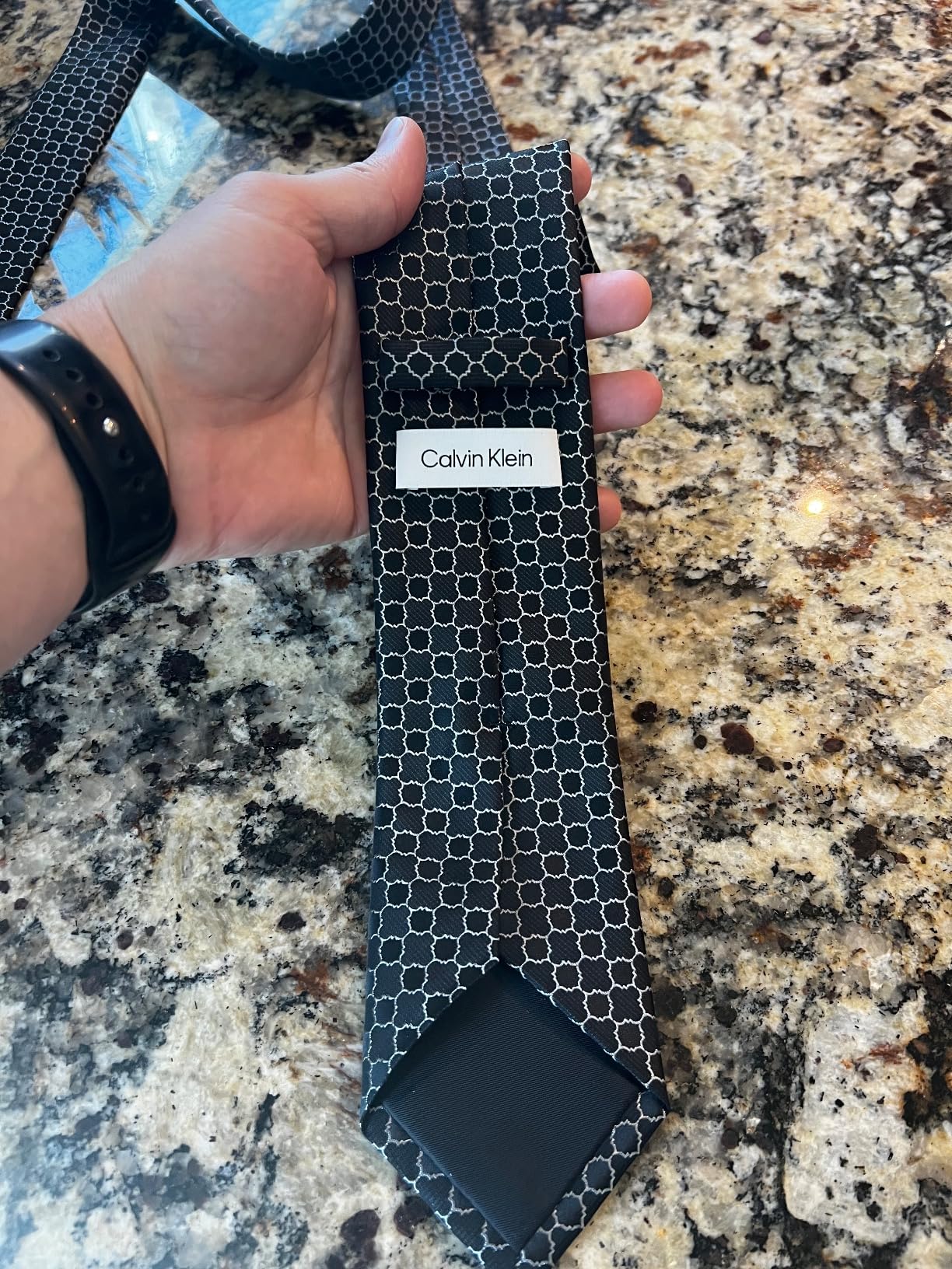 Calvin Klein Men's Solid and Pattern Neckties - Dress Ties for Work, Weddings & Formal wear customer photo 1