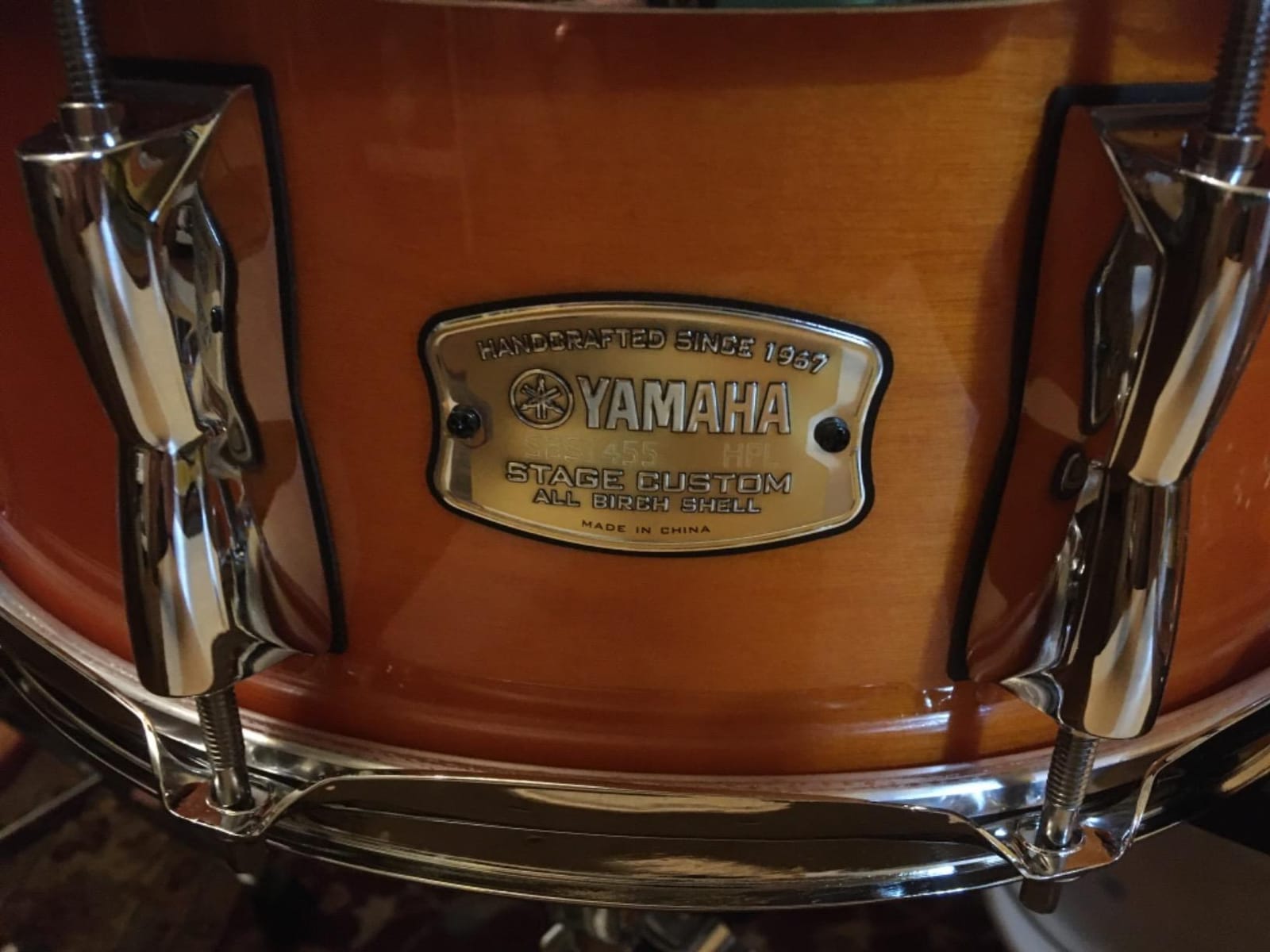 Yamaha Stage Custom Birch 18x15 Bass Drum, Honey Amber customer photo 2