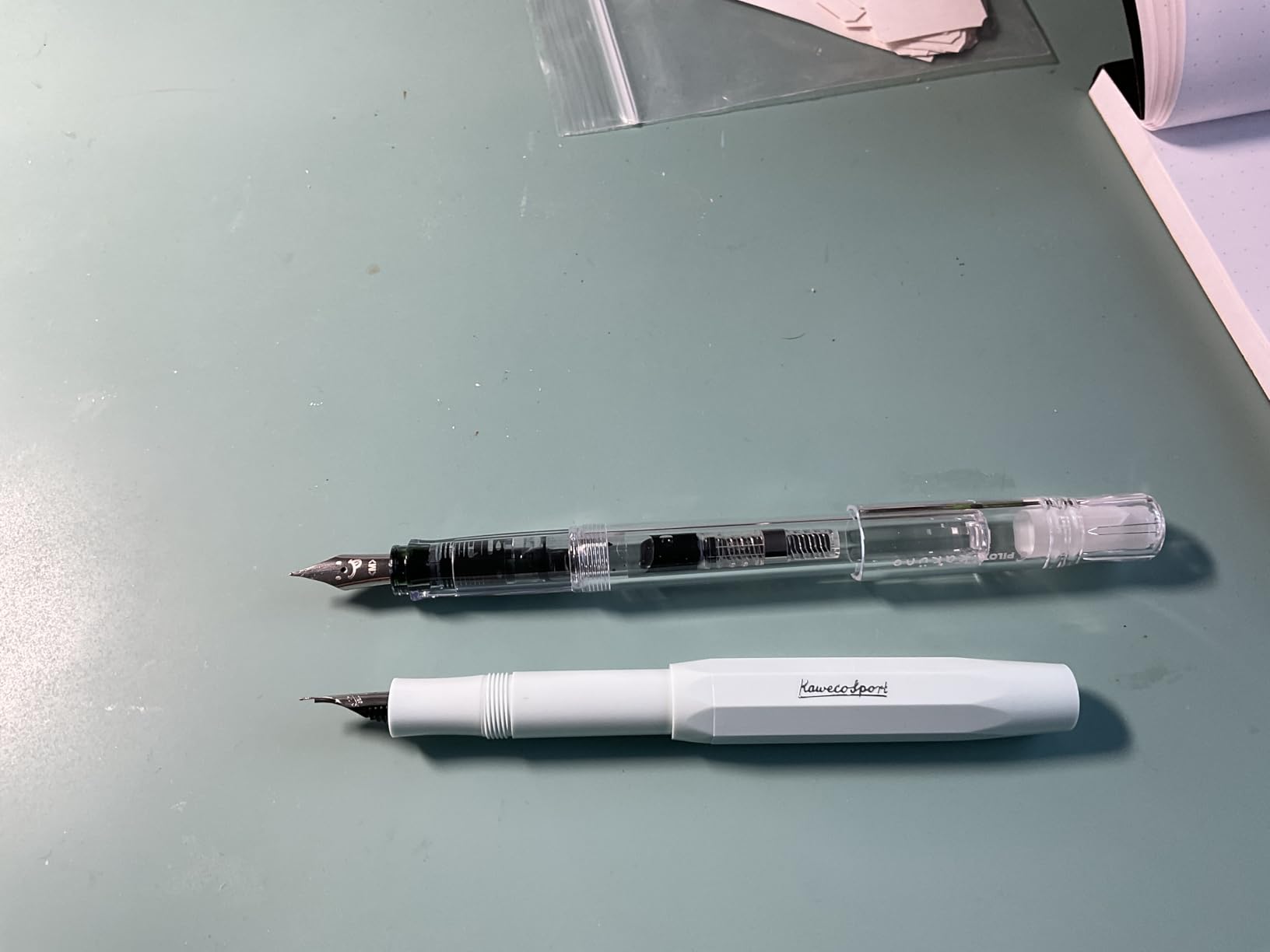 Kaweco Skyline Sport Fountain Pen I Premium Fountain Pen Luxury for Ink Cartridges with High-Quality Steel Nib I Sport Fountain Pen 13.5 cm Black Nib Width W customer photo 1
