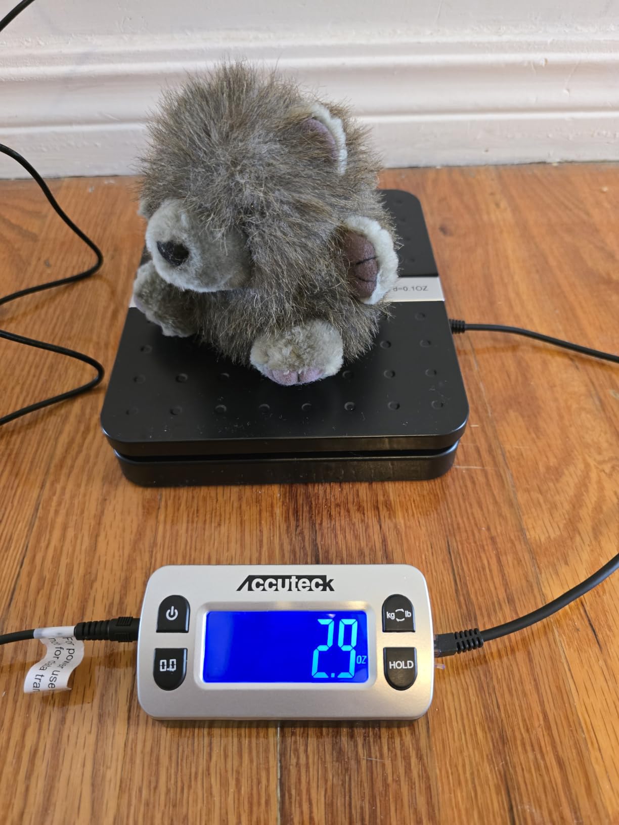 ACCUTECK 8580 High Capacity 110 Lbs High Accuracy 0.1OZ Digital Postal Scale with Remote Display, Batteries and USB Cable and AC Adapter Included customer photo 2
