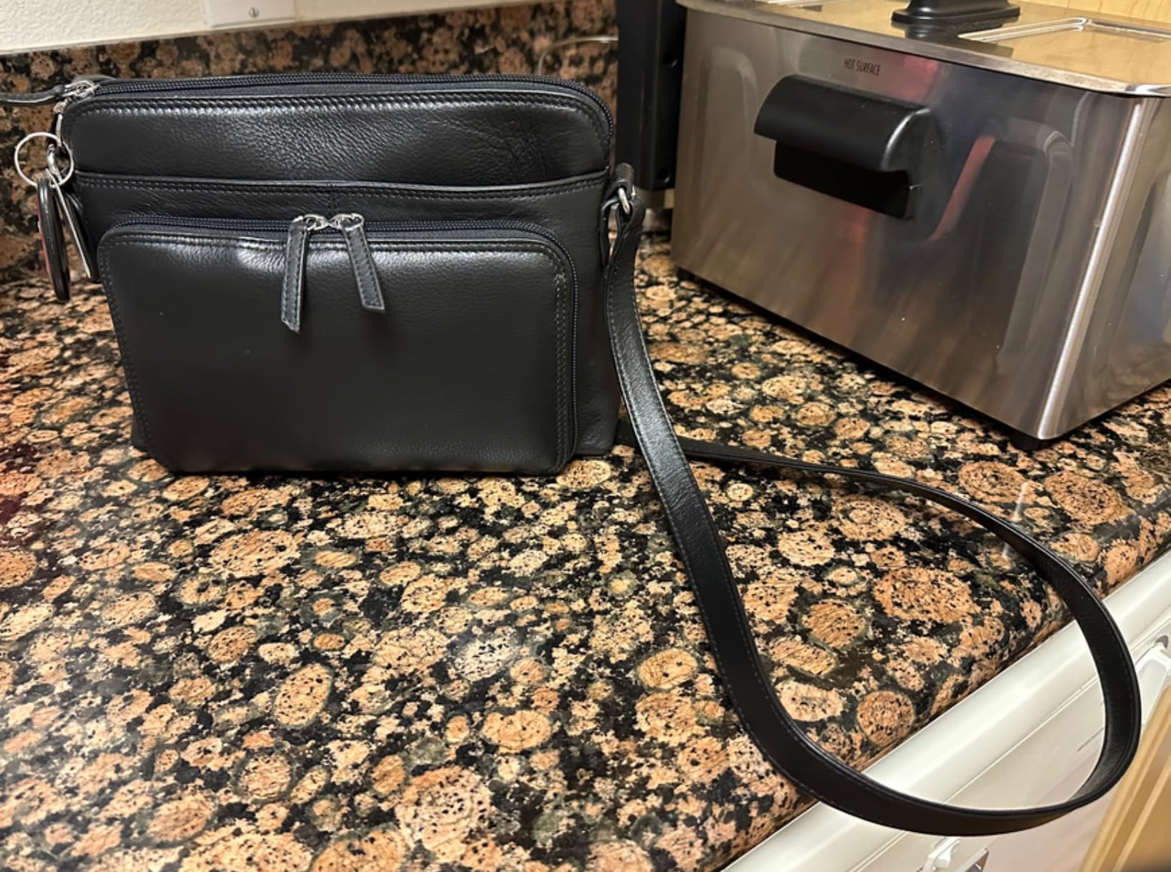 ili New York Genuine Leather Crossbody Bags for Women - Premium RFID Blocking Shoulder Bag Organizer with Adjustable Strap customer photo 1