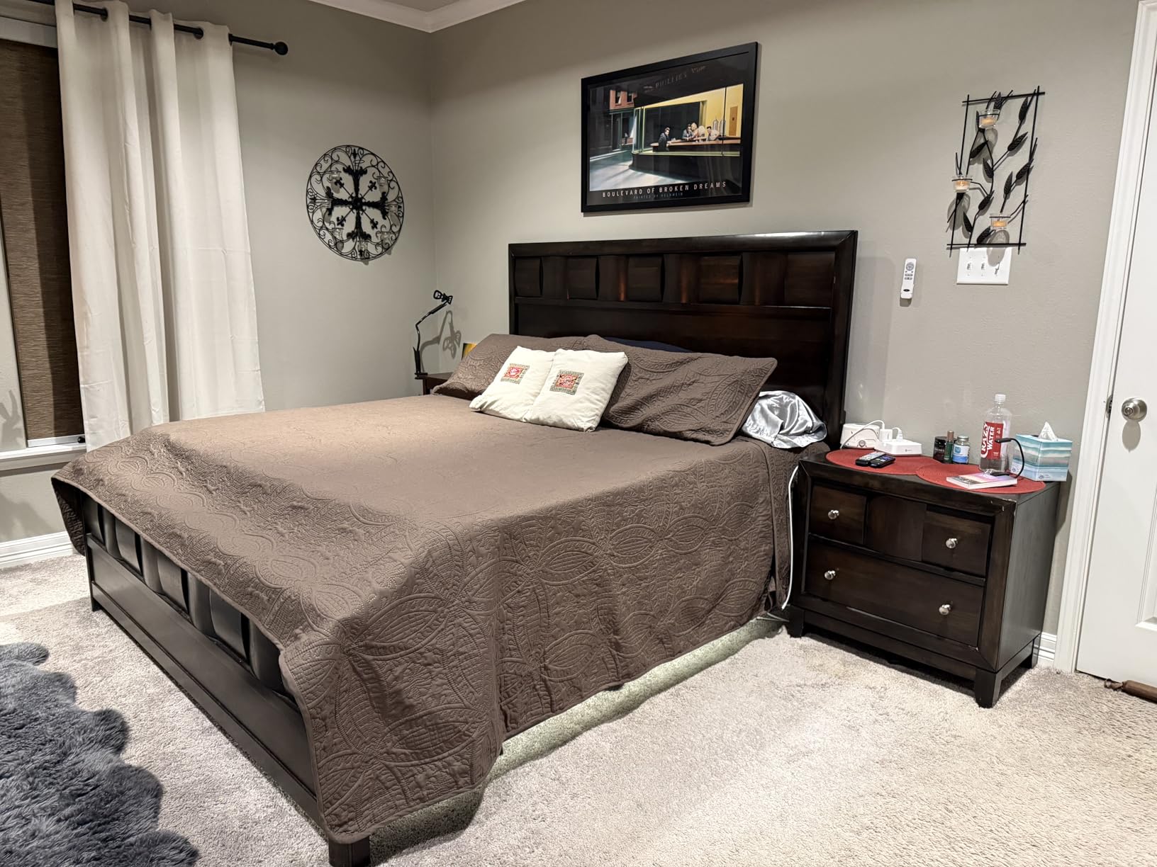 Chezmoi Collection Austin 3-piece Oversized Bedspread Coverlet Set (Queen, Sage) customer photo 2