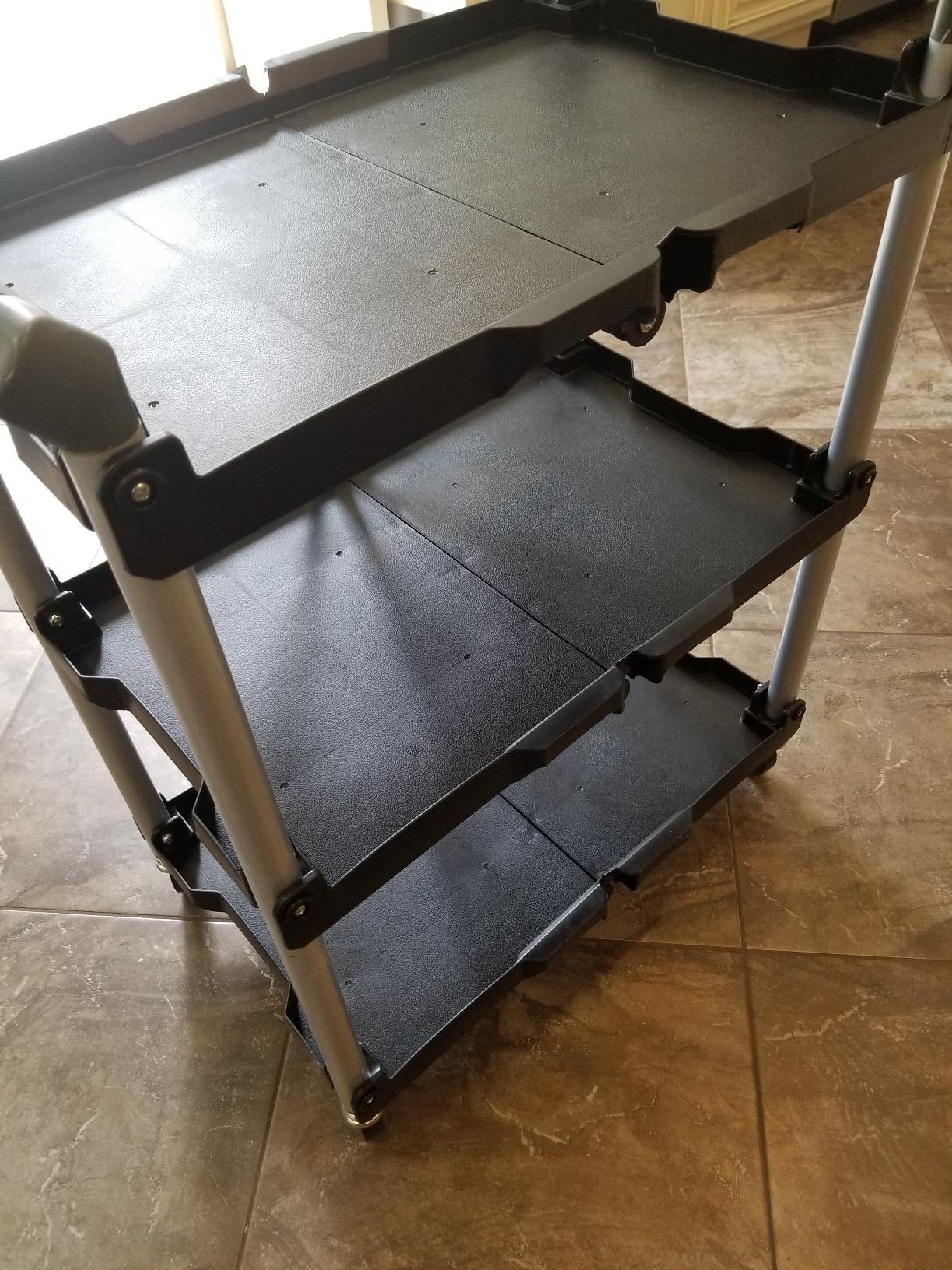 Olympia Tools 85-188 Pack-N-Roll Folding Collapsible Service Cart, 150LB Capacity, Black customer photo 2