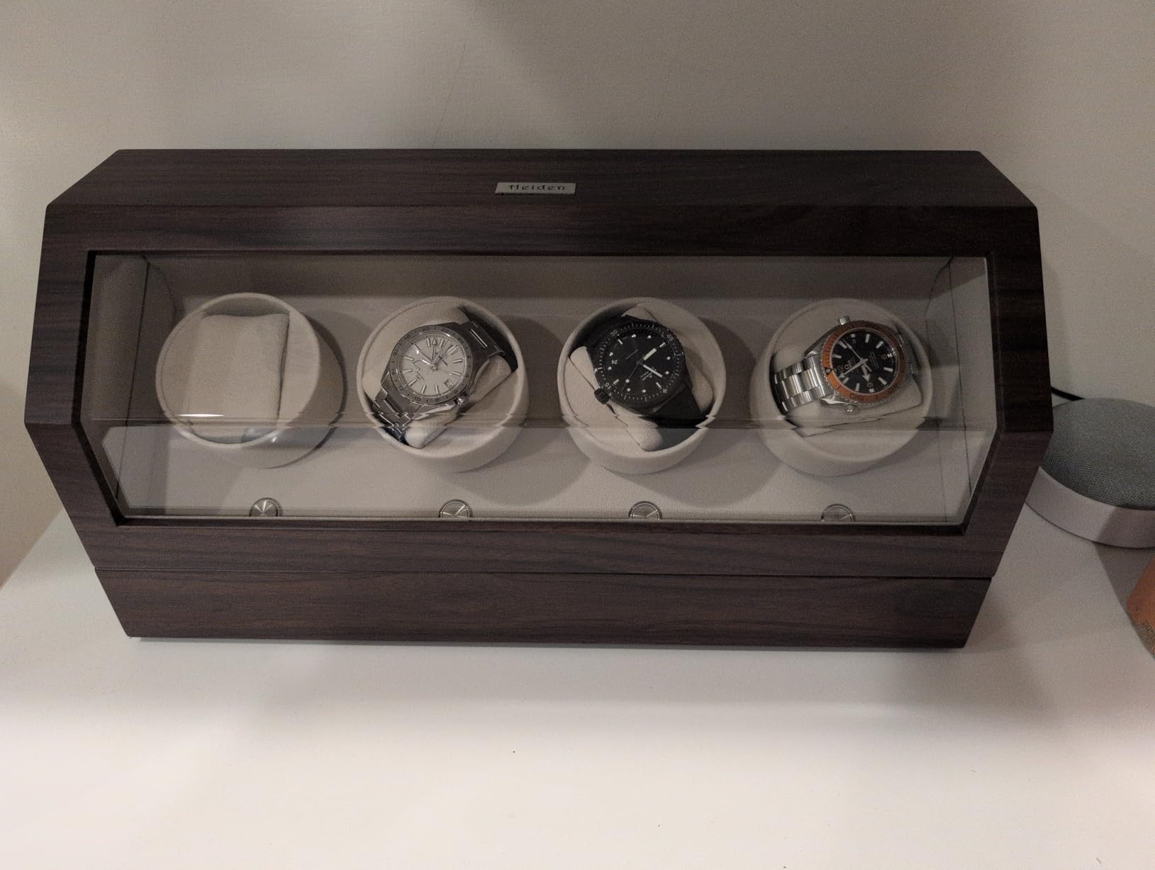 Watch Winder for Automatic Watches - Quad Watch Winders for Rolexs - Japanese Motor - Multiple Settings - Zero Magnetization customer photo 2