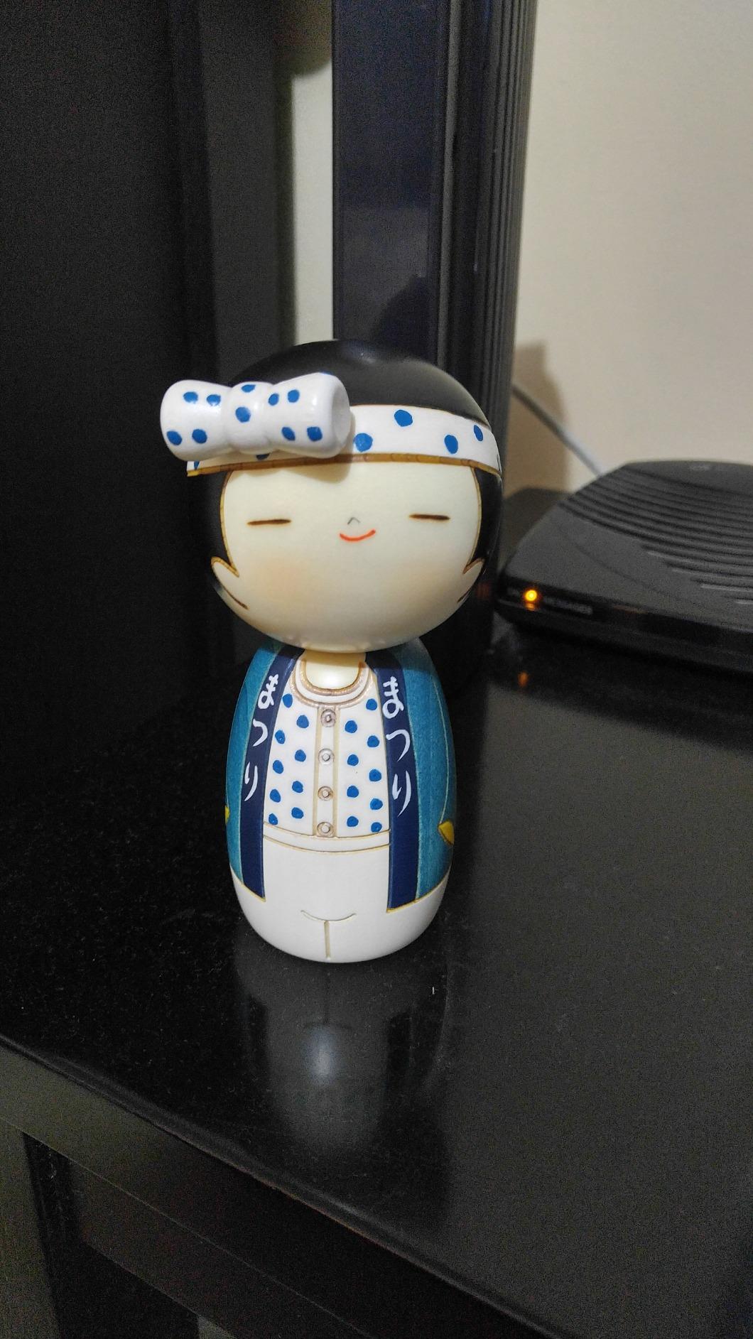 Japanese Creative Kokeshi Wooden Doll Boy 5.75