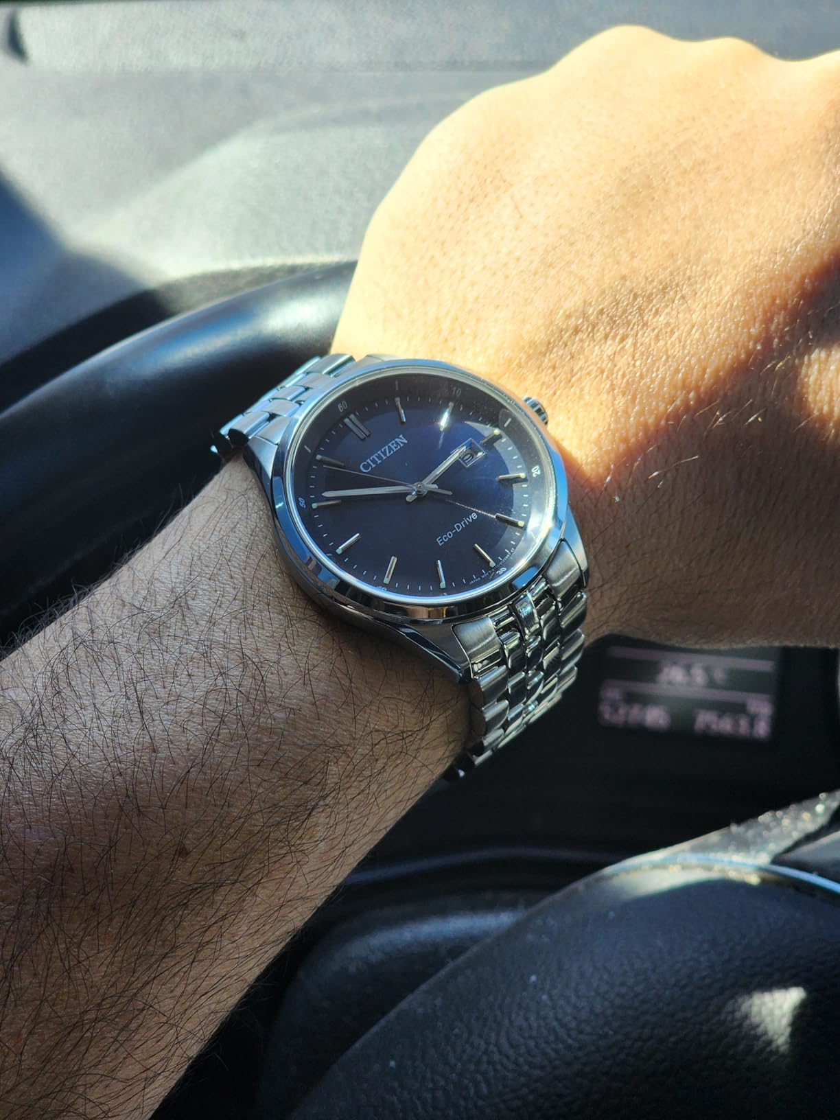 Citizen Men's Classic Addysen Eco-Drive Watch, 3-Hand Date, Sapphire Crystal customer photo 1