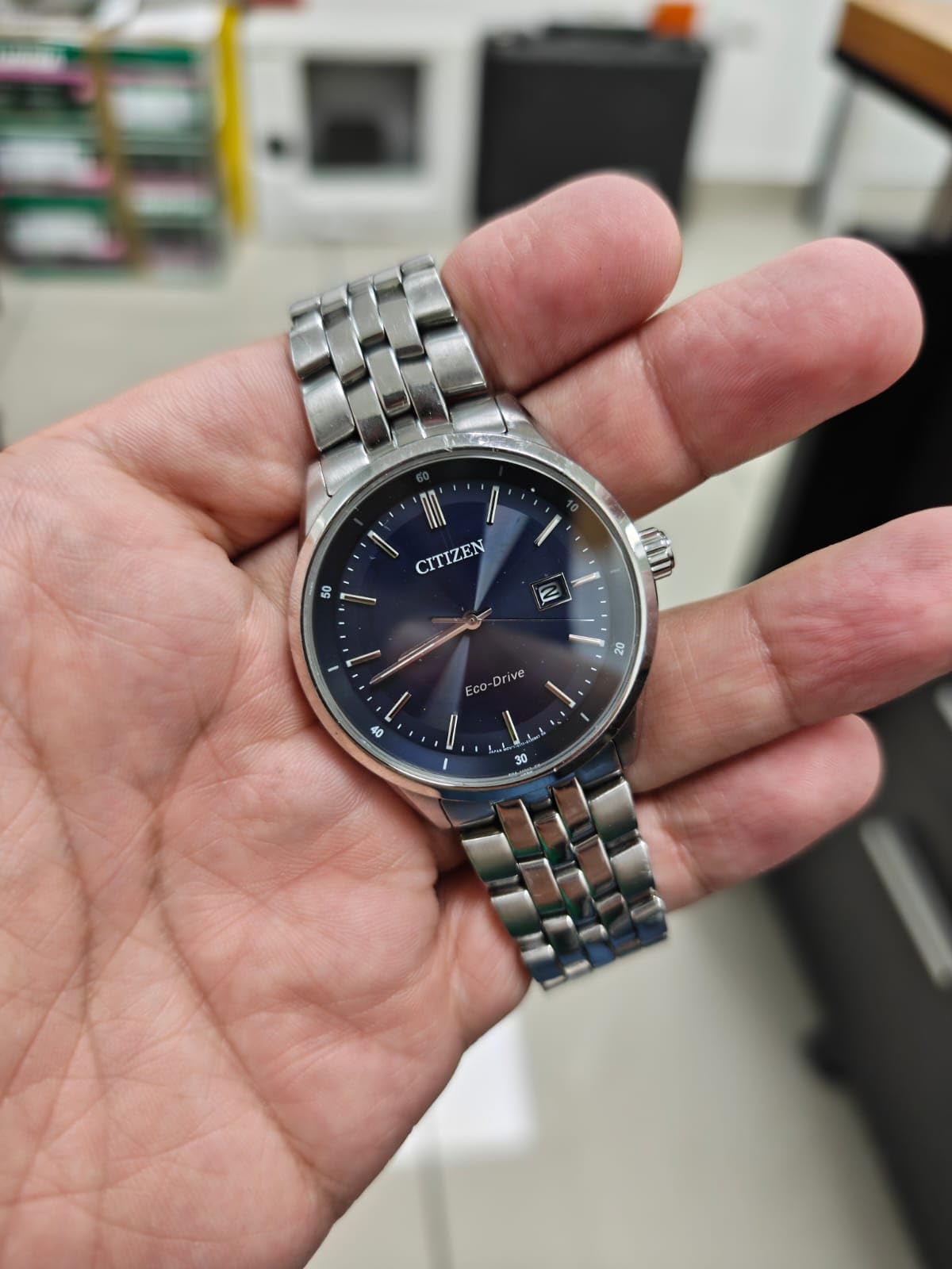 Citizen Men's Classic Addysen Eco-Drive Watch, 3-Hand Date, Sapphire Crystal customer photo 2