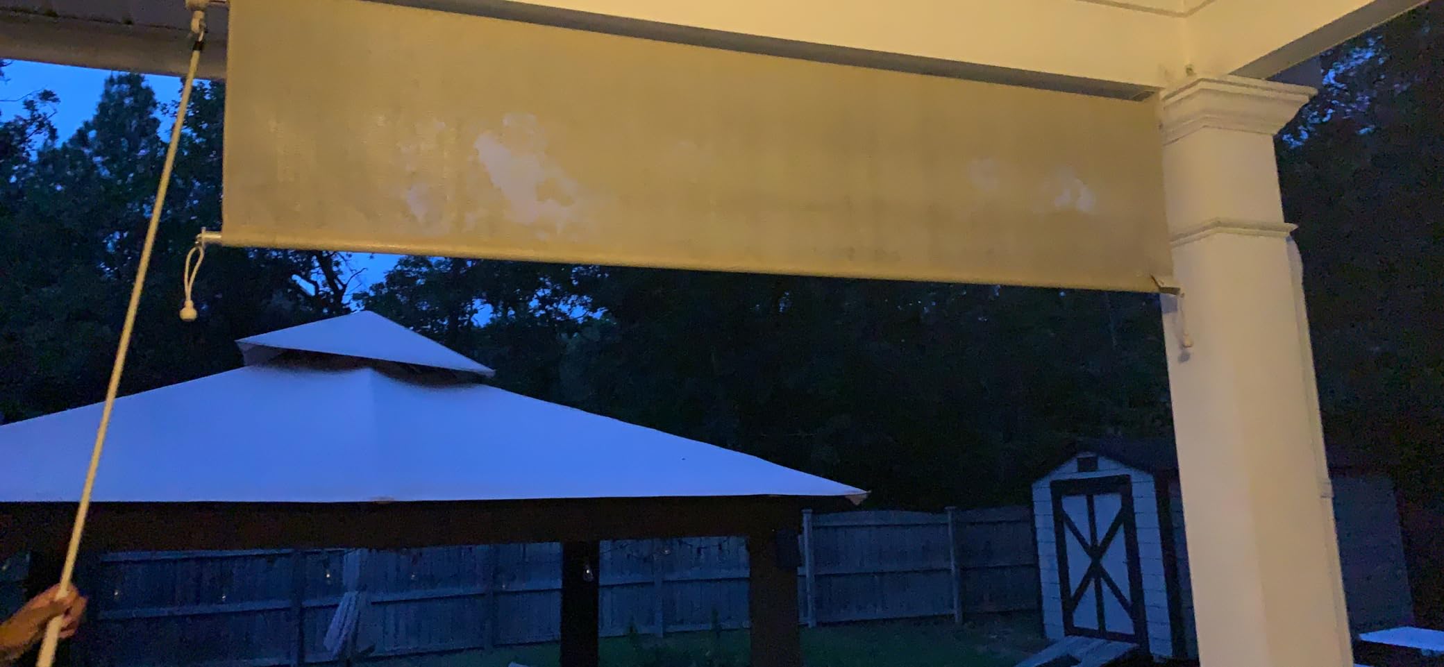 Coolaroo Outdoor Cordless Sun Blocking Roller Shade customer photo 1