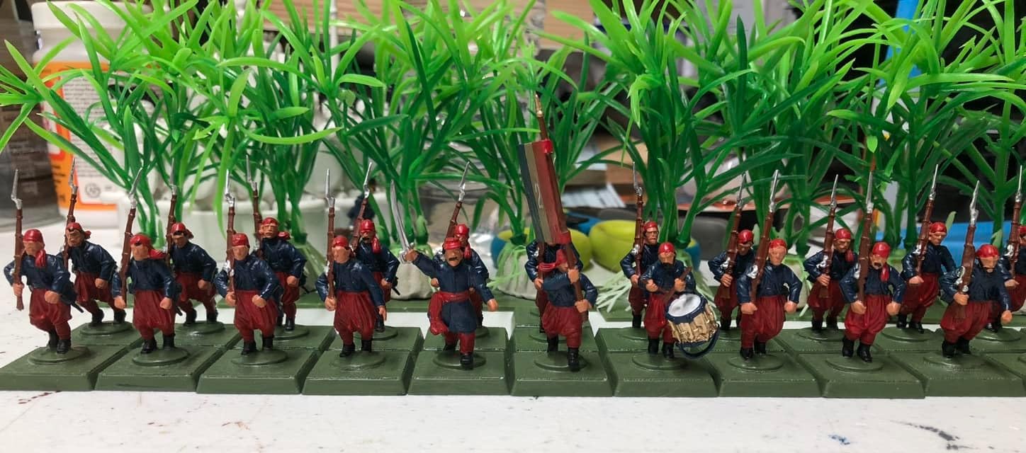 Plastic Toy Soldiers Kit 28mm American Civil War Zouaves 1861-65 42 Model Figures Wargaming Set customer photo 1