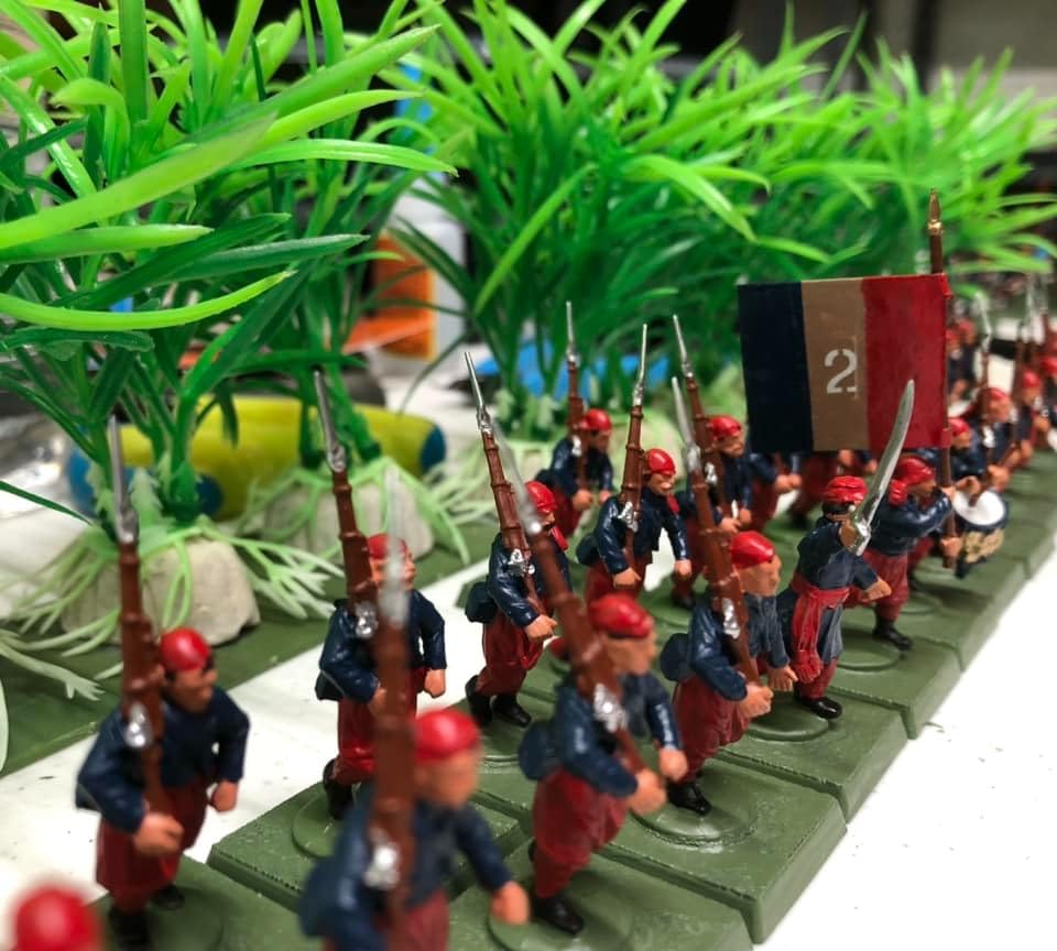 Plastic Toy Soldiers Kit 28mm American Civil War Zouaves 1861-65 42 Model Figures Wargaming Set customer photo 2