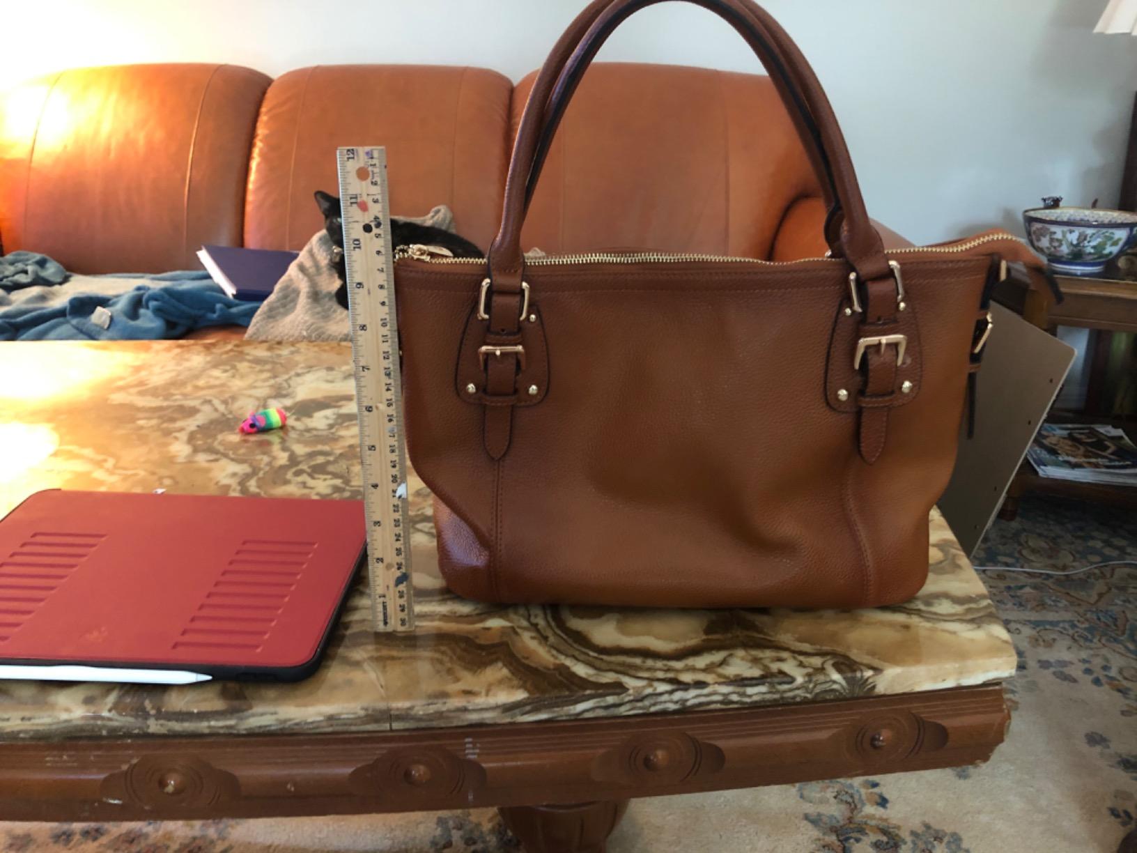Leather Tote Handbag for Women, Large Satchel Purse customer photo 1