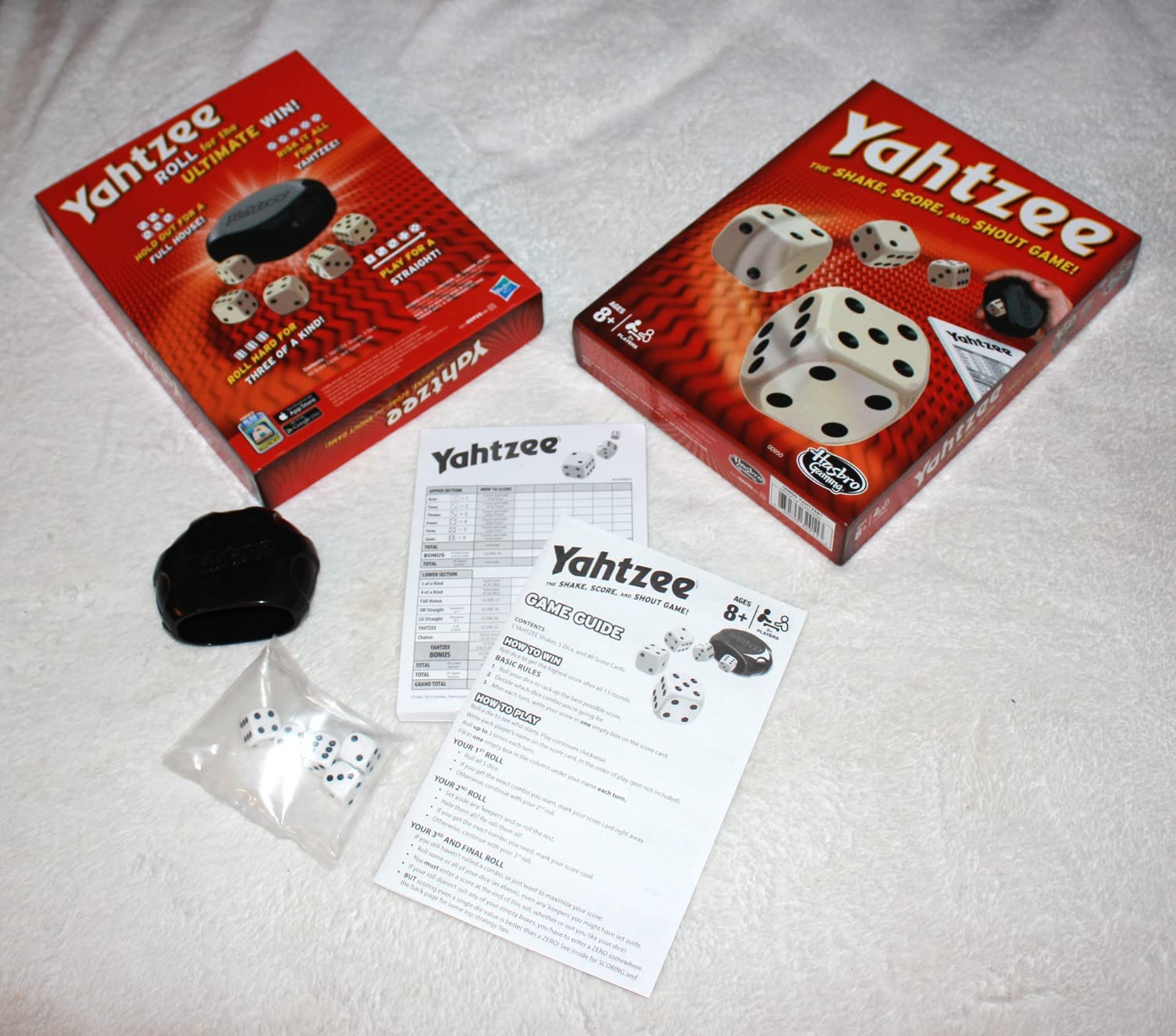 Hasbro Gaming Yahtzee Game, Fast-Playing Dice Games for Kids, Teens, and Adults, Strategy Games, Family Games for Kids, 2 or More Players, Ages 8 and Up customer photo 1