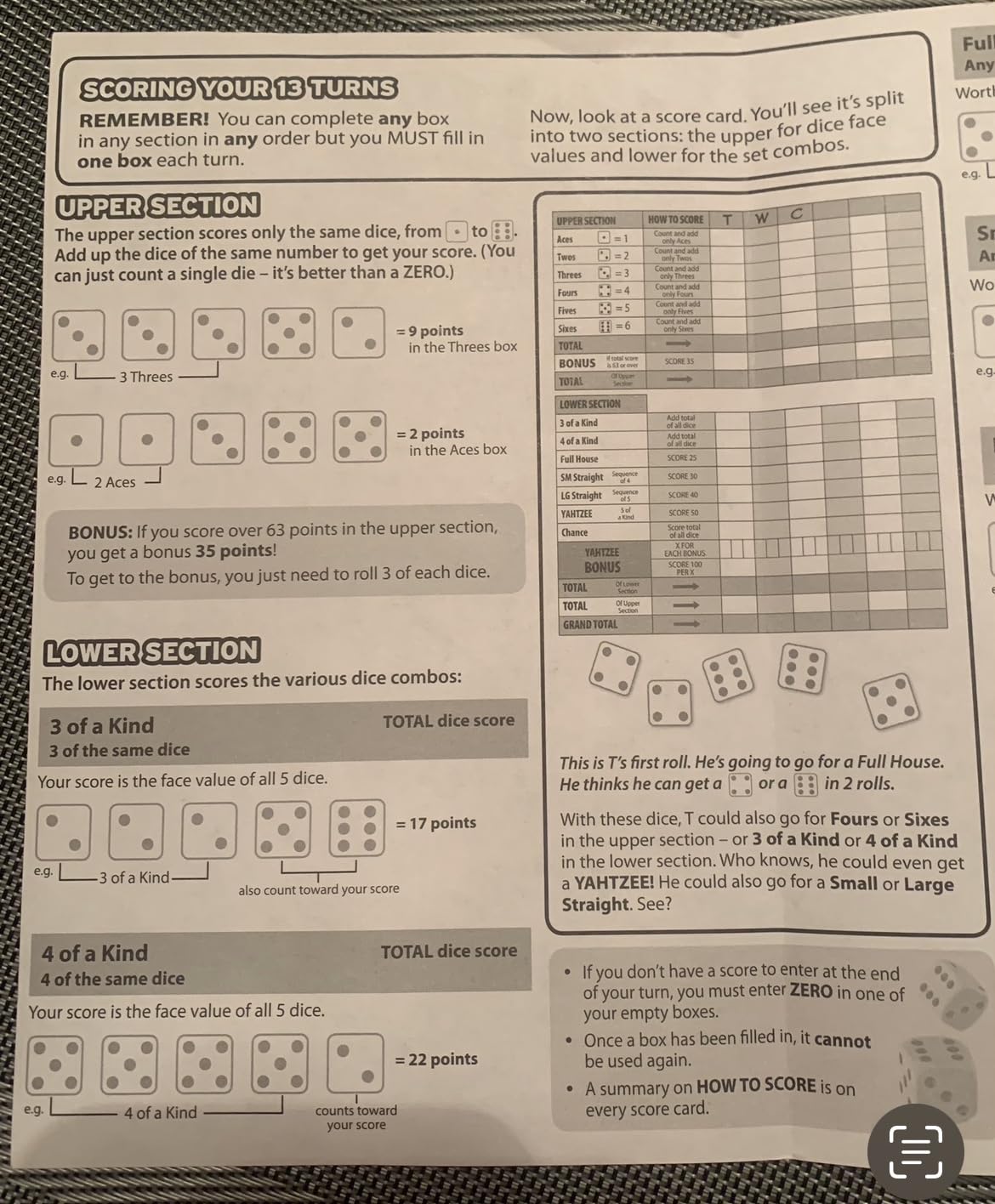 Hasbro Gaming Yahtzee Game, Fast-Playing Dice Games for Kids, Teens, and Adults, Strategy Games, Family Games for Kids, 2 or More Players, Ages 8 and Up customer photo 2