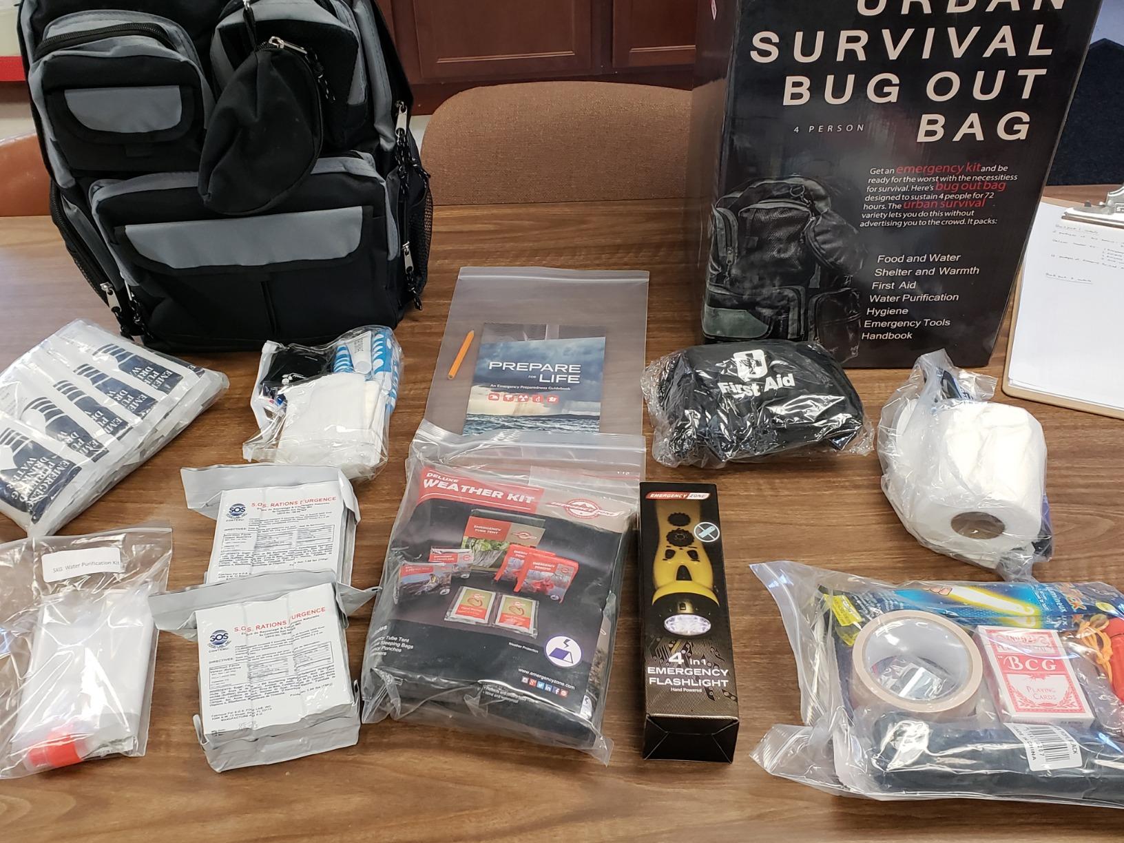 Emergency Zone 2 & 4 Person 72 Hour Survival Kit | Bug Out Bag with Food, Water, First Aid, Emergency Shelter, Survival Gear - Disaster Preparedness Go Bag for Earthquake, Hurricane, Car, Home customer photo 2