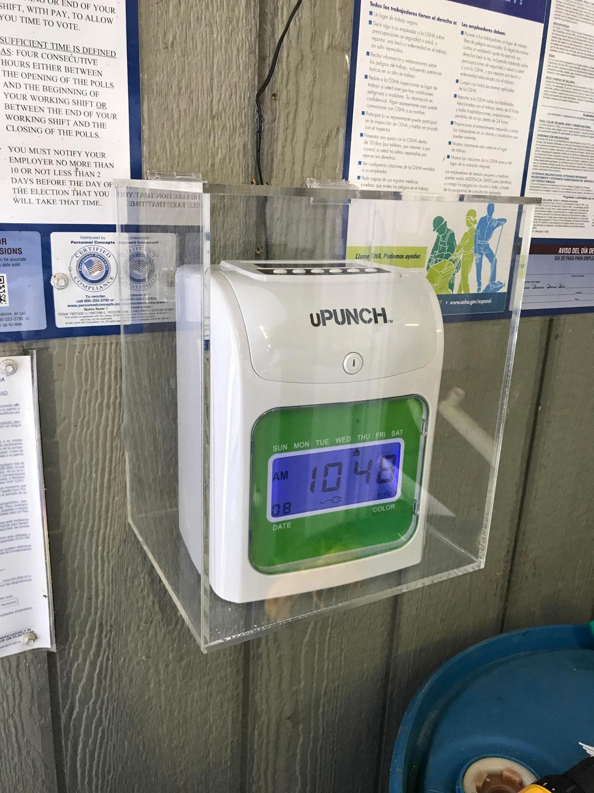 uPunch HN3500 Advanced Time Clock Bundle for Small Business: Complete Employee Time Tracking System with 100 Time Cards, 2 Racks, 2 Ribbons, and 6 Keys customer photo 2