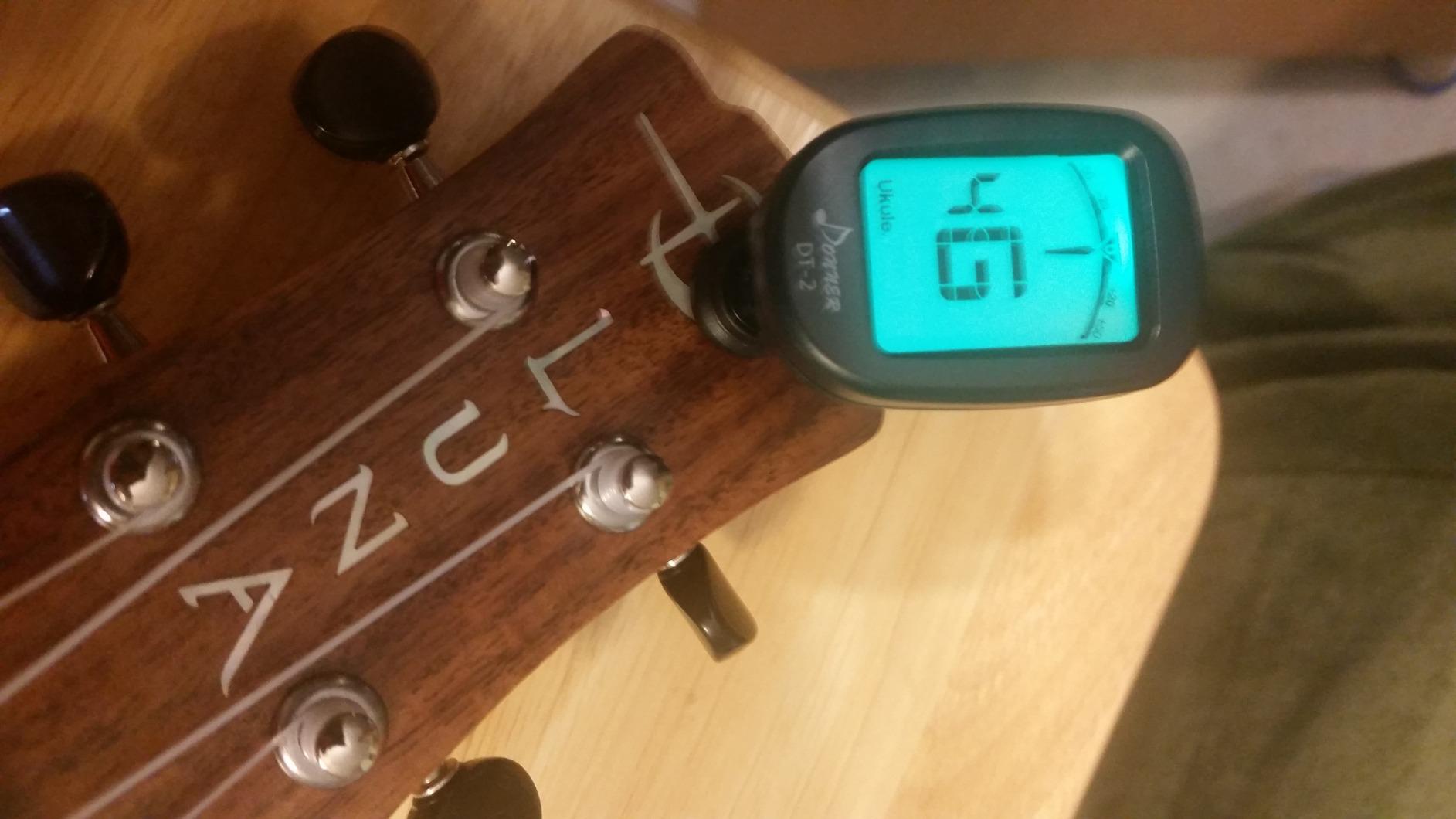 Donner Guitar Tuner Clip on-Accurate Chromatic,Acoustic Guitar Bass Violin Ukulele Tuner DT-2 customer photo 2