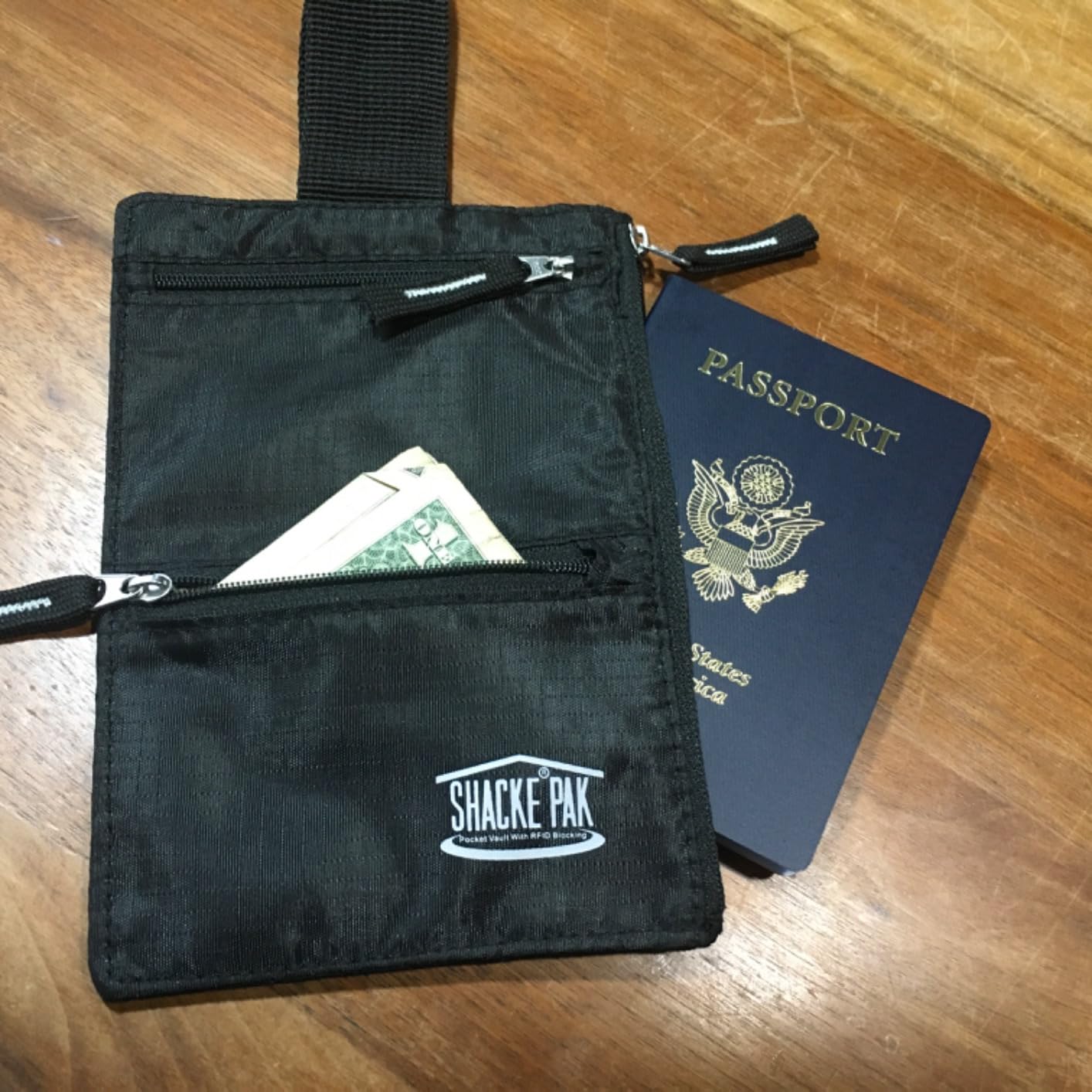 Shacke Hidden Travel Belt Wallet w/RFID Blocker customer photo 2