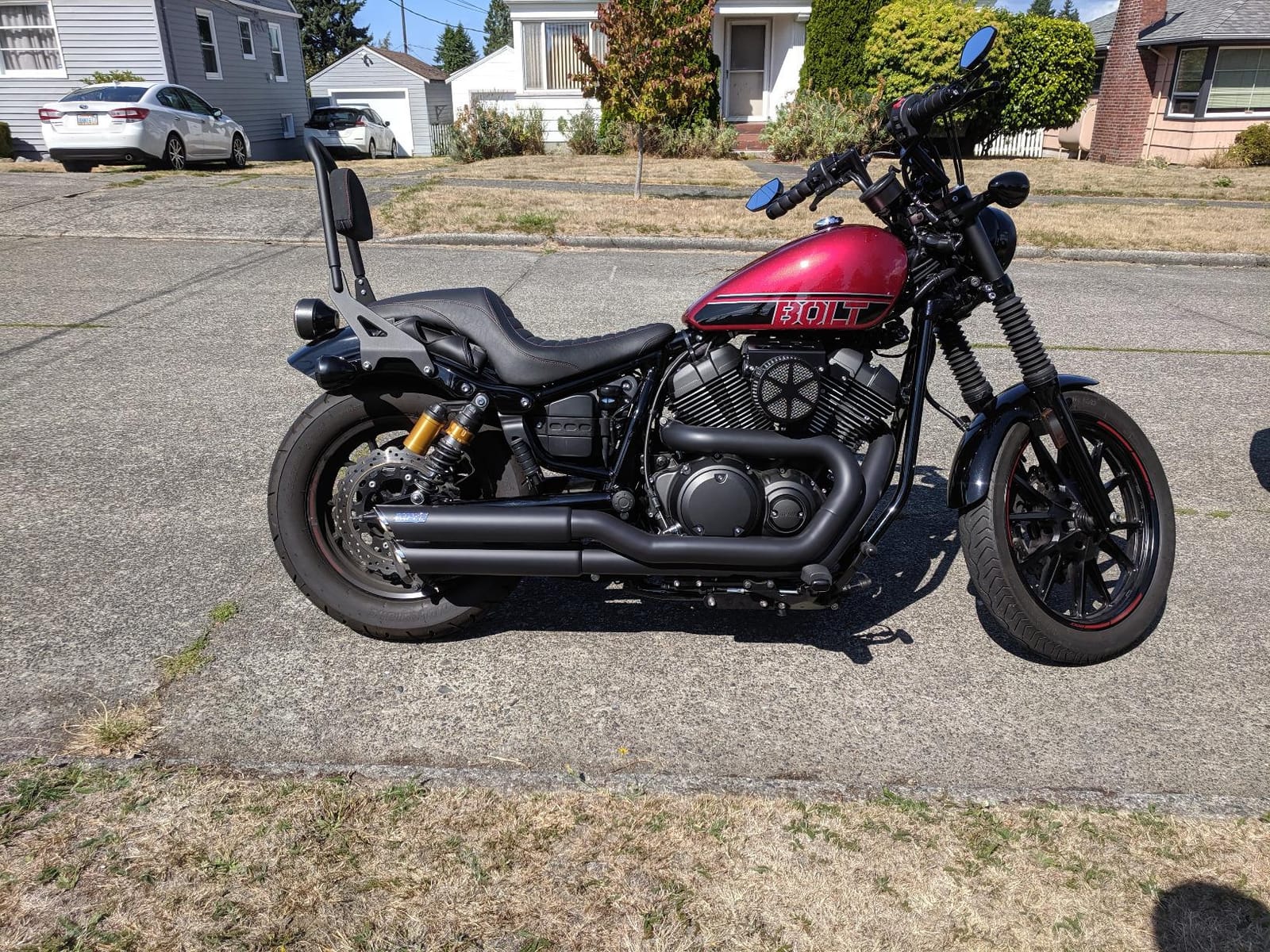 Milwaukee Leather SH66602 Zip-Off Double Pocket PVC Throw Over Motorcycle Saddlebags - One Size customer photo 2