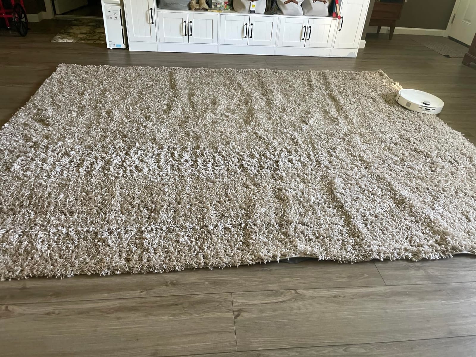 Unique Loom Solid Shag Collection Area Rug (5' 1