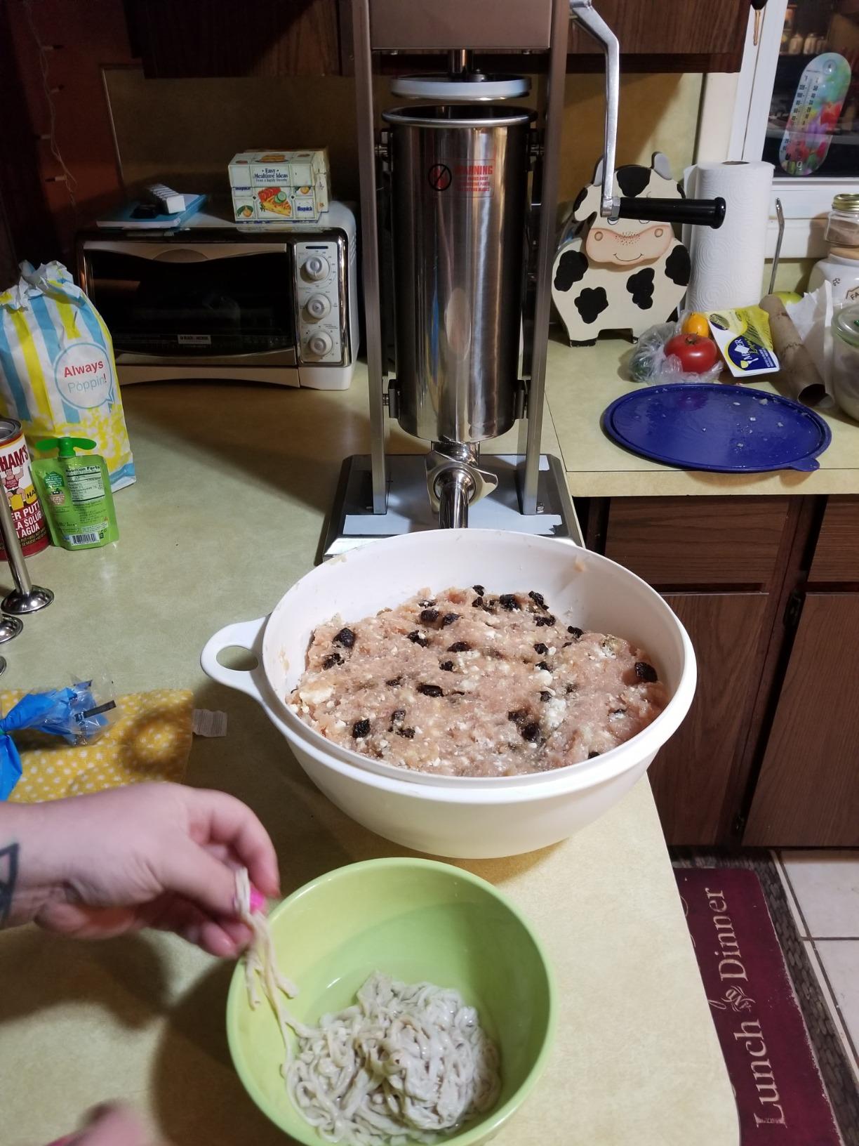 Hakka 7Lb/3L Sausage Stuffer Vertical Sausage Maker customer photo 2