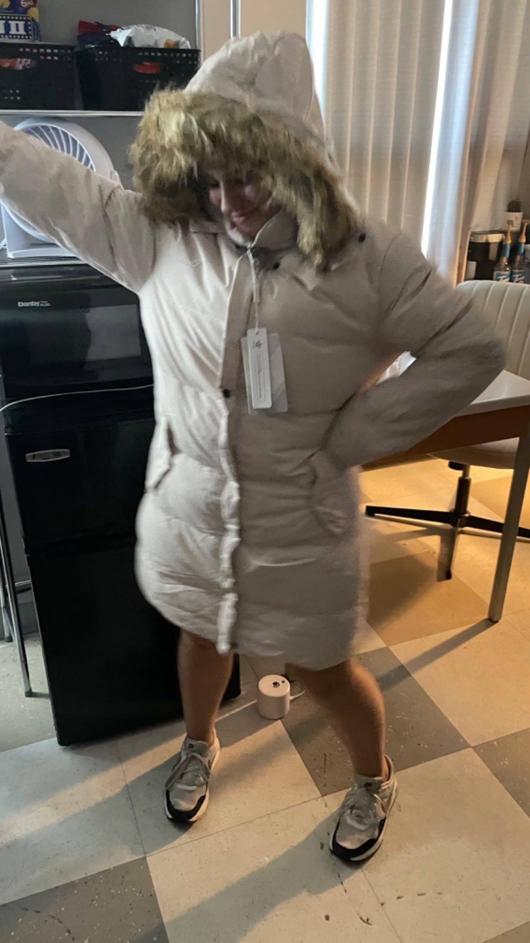 WenVen Women's Winter Thickened Long Puffer Coat Warm Parka Jacket | Removable Faux Fur Hood, Windproof Waterproof, Plus Size Available customer photo 2