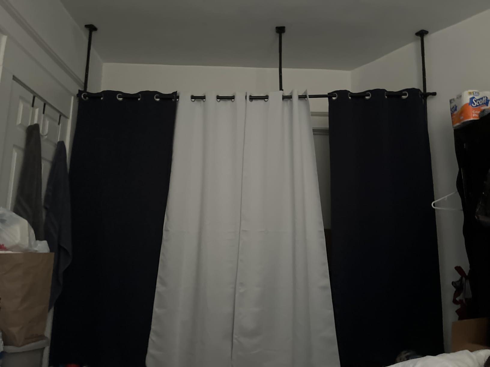 NICETOWN Grey Blackout Curtains for Bedroom 84 Inches Long, 2 Panels, W52 | Thermal Drapes Grommet Room Darkening Light Blocking Curtains Window Treatments for Living Room customer photo 1