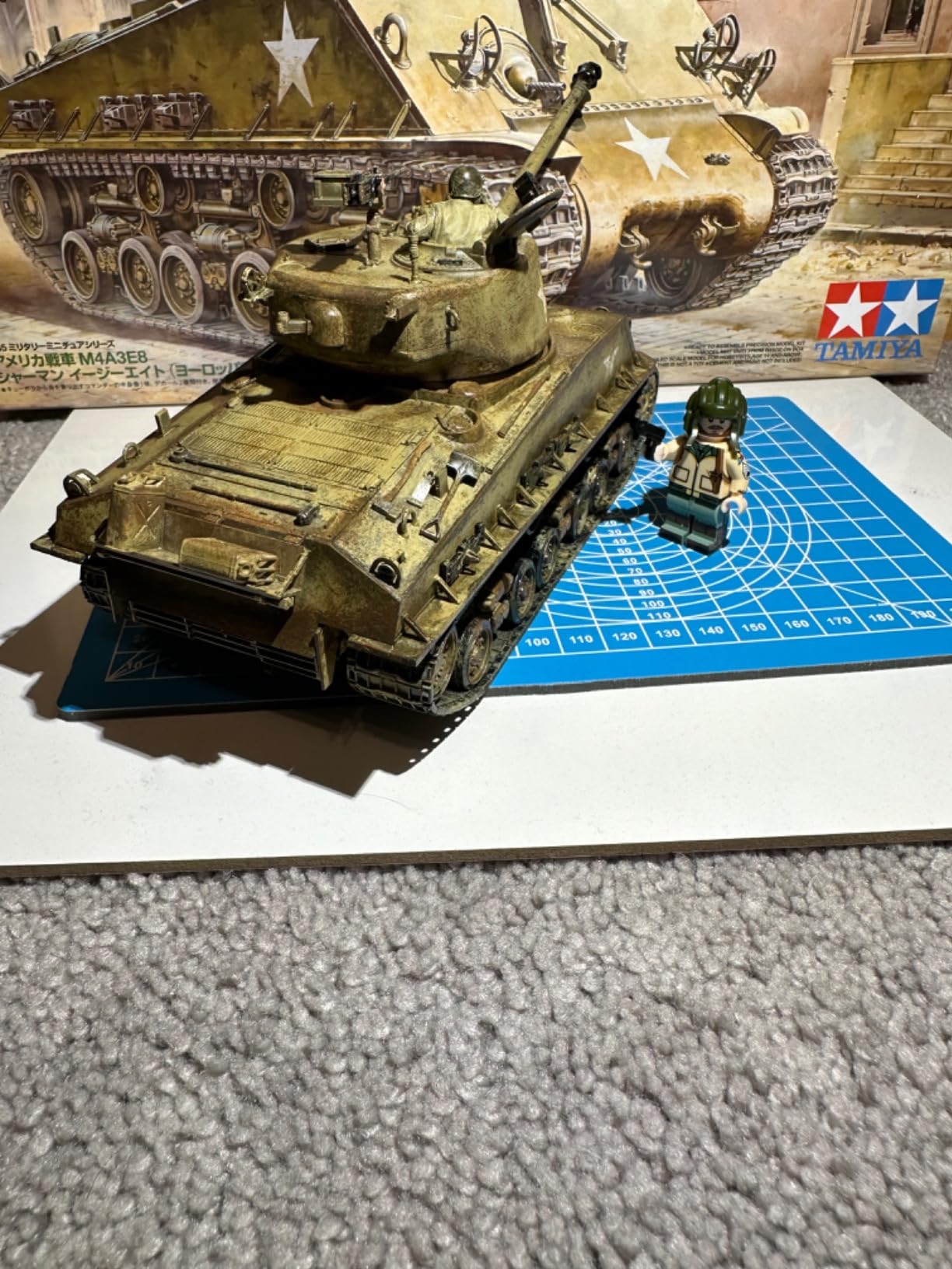 Tamiya 35346 1/35 US Medium Tank M4A3E8 Sherman Plastic Model Kit customer photo 1