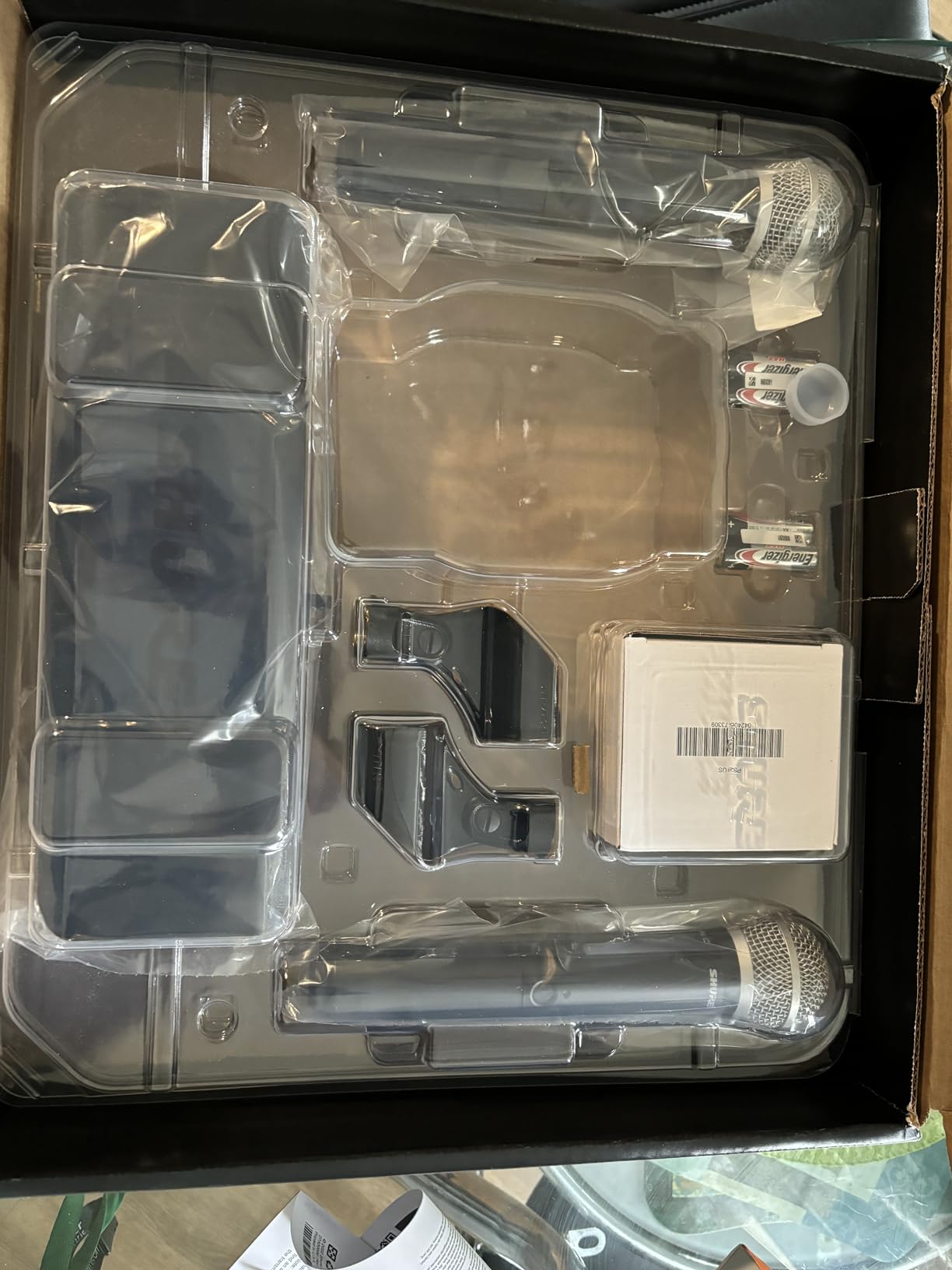 Shure BLX288/PG58 Dual Wireless Vocal System - H10 Band | 14-hour battery and 300 ft UHF range with two PG58 handheld vocal mics and dual-channel receiver for live vocals customer photo 2