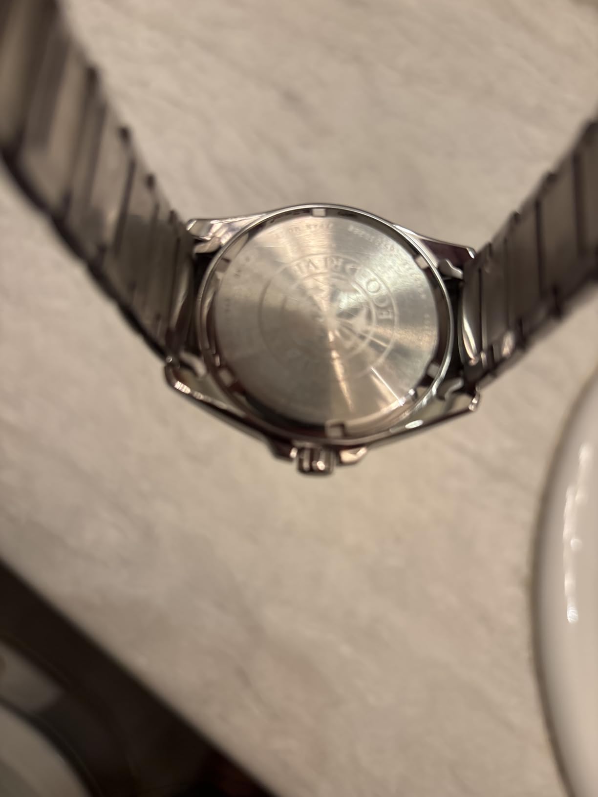 Citizen Men's Eco-Drive Weekender Garrison Field Watch in Stainless Steel, Black Dial, Arabic Markers, Luminous, 43mm (Model: AW0050-82E) customer photo 1
