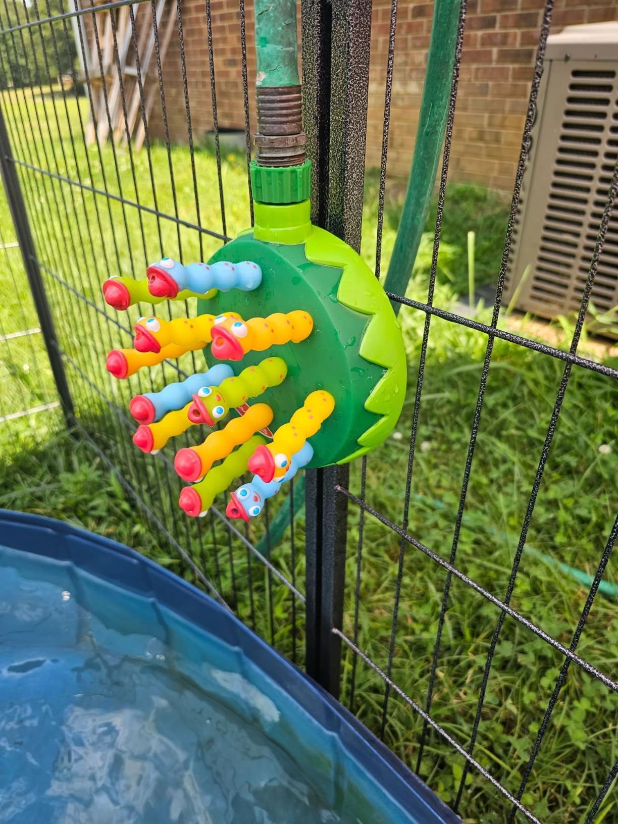 Melissa & Doug Splash Patrol Sprinkler Outdoor Water Toy for Kids - Water Sprinkler for Kids and Sensory Play, Connects to Standard Garden Hose, Ages 3+ customer photo 2