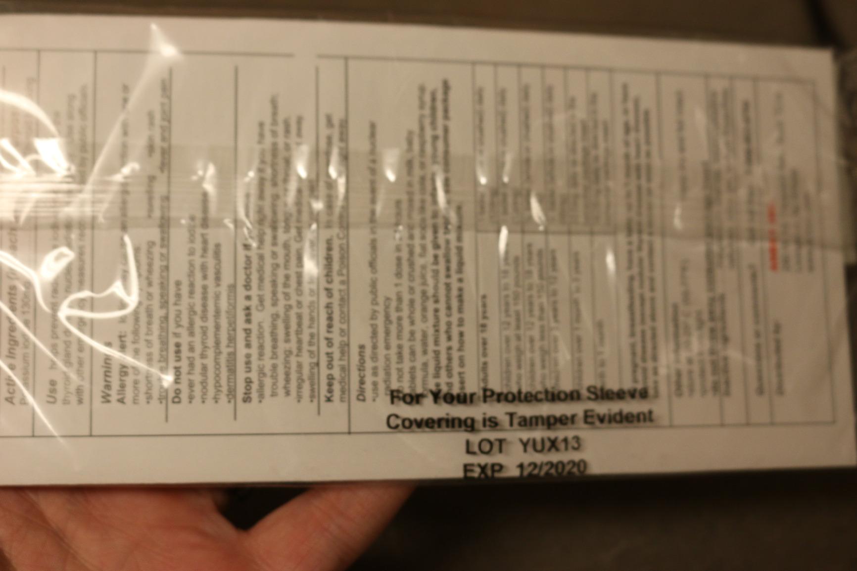 Potassium Iodide Tablets - 14 130mg tablets customer photo 1