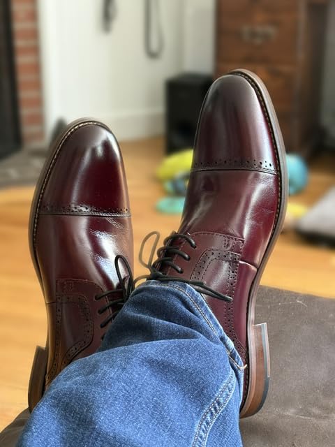 Stacy Adams Men's Dickinson Cap-Toe Lace-up Oxford customer photo 2
