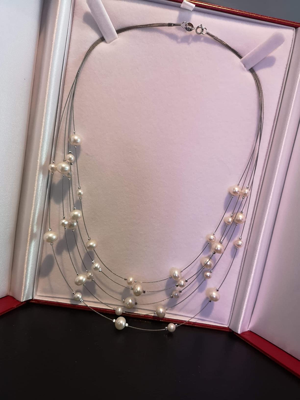 Freshwater Pearl Necklace for Women, 6.0-6.5mm, White Cultured Pearl, AAA Grade, Sterling Silver, Classic Fine Jewelry Gift for Women customer photo 1