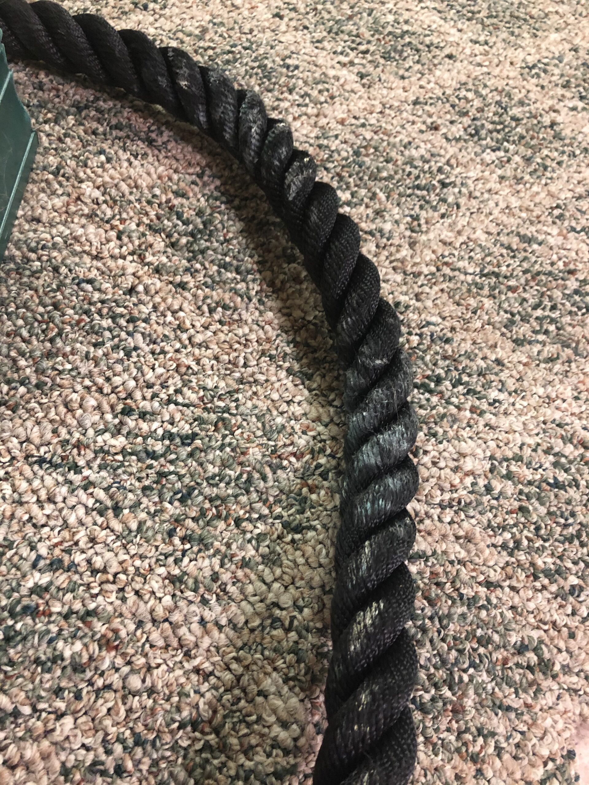 Titan Fitness Battle Rope 30ft x 1.5in, Poly Dacron Heavy Rope for Home Gym Conditioning Workouts, Cross-Train, Strength Training Exercises customer photo 1