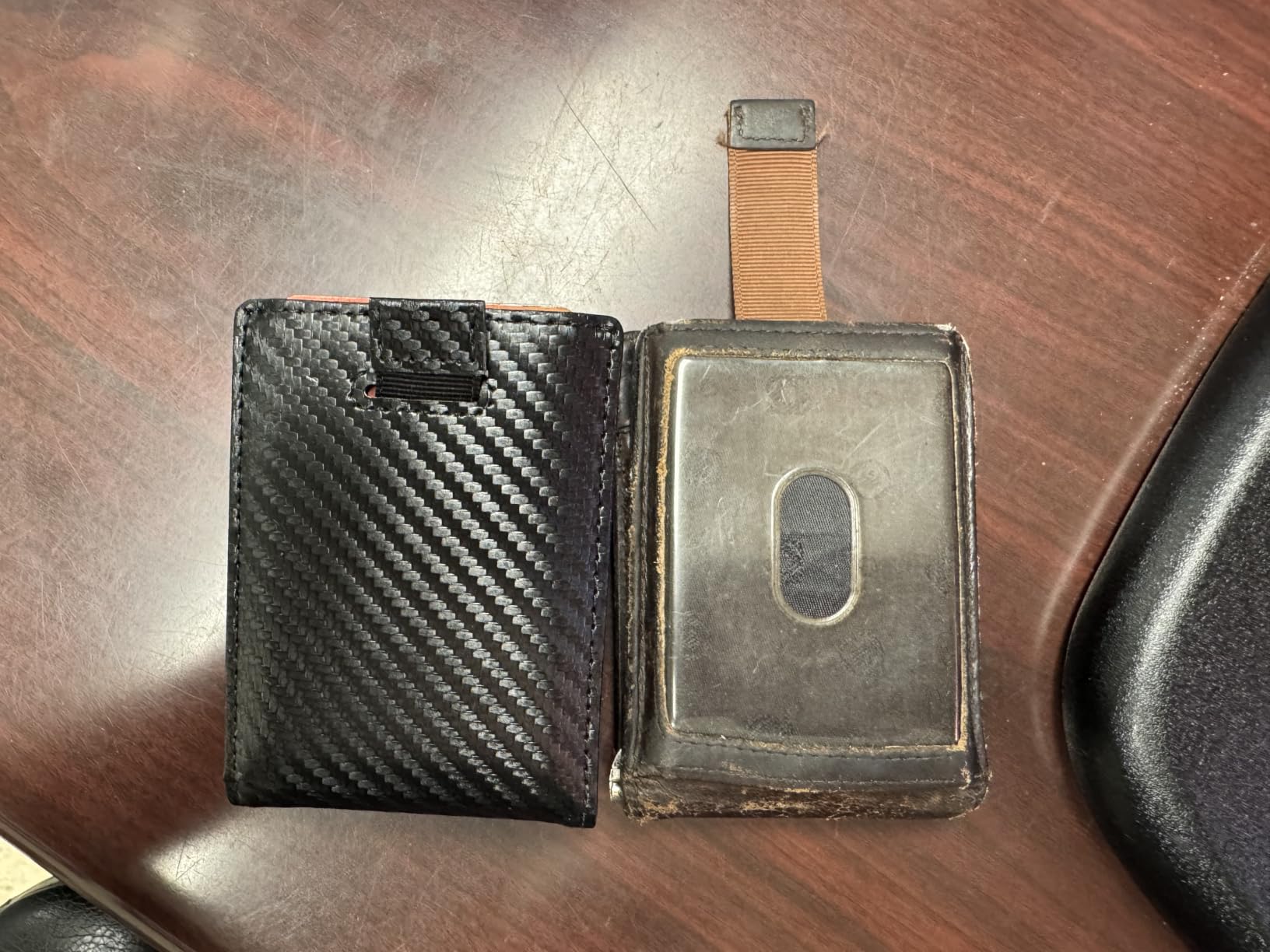 RFID Blocking Slim Bifold Genuine Leather Minimalist Front Pocket Wallets for Men with Money Clip Thin Mens customer photo 2