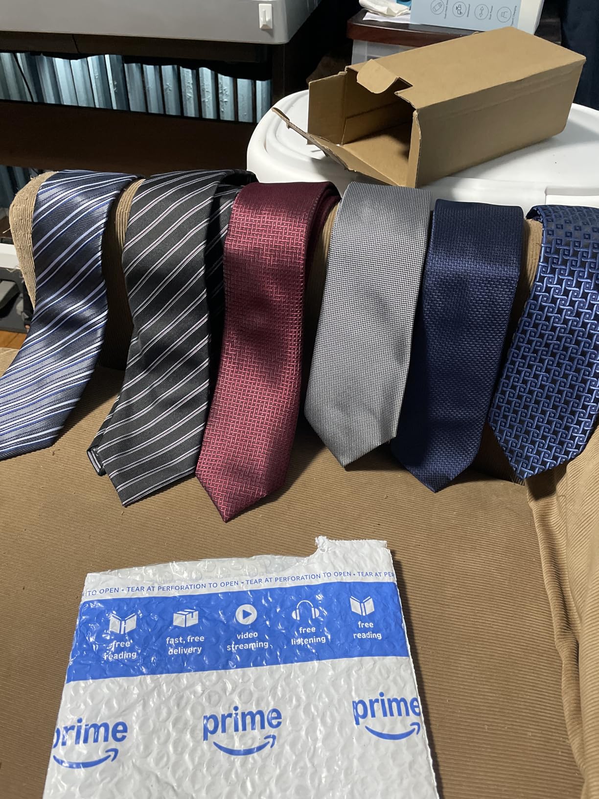 WeiShang Lot 6 PCS Classic Men's Tie Necktie Woven JACQUARD Neck Ties customer photo 1