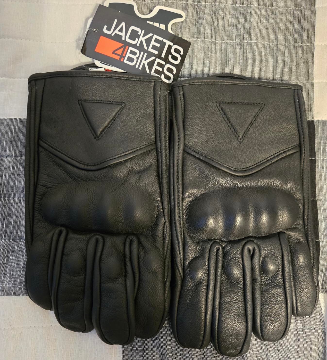 COMMUTER Motorcycle Gloves Premium Leather for Men Motorbike Riding Gloves | Touch Screen, Knuckle Protection, Non Slip Grip, Reinforced Padded Palm, for Cruiser Biker Street Racing Powersports customer photo 2