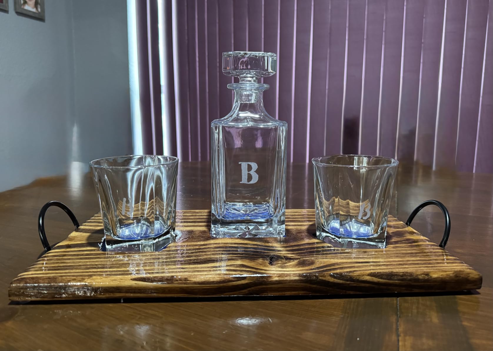 Square 25oz Whiskey Decanter with Glass Stopper customer photo 1
